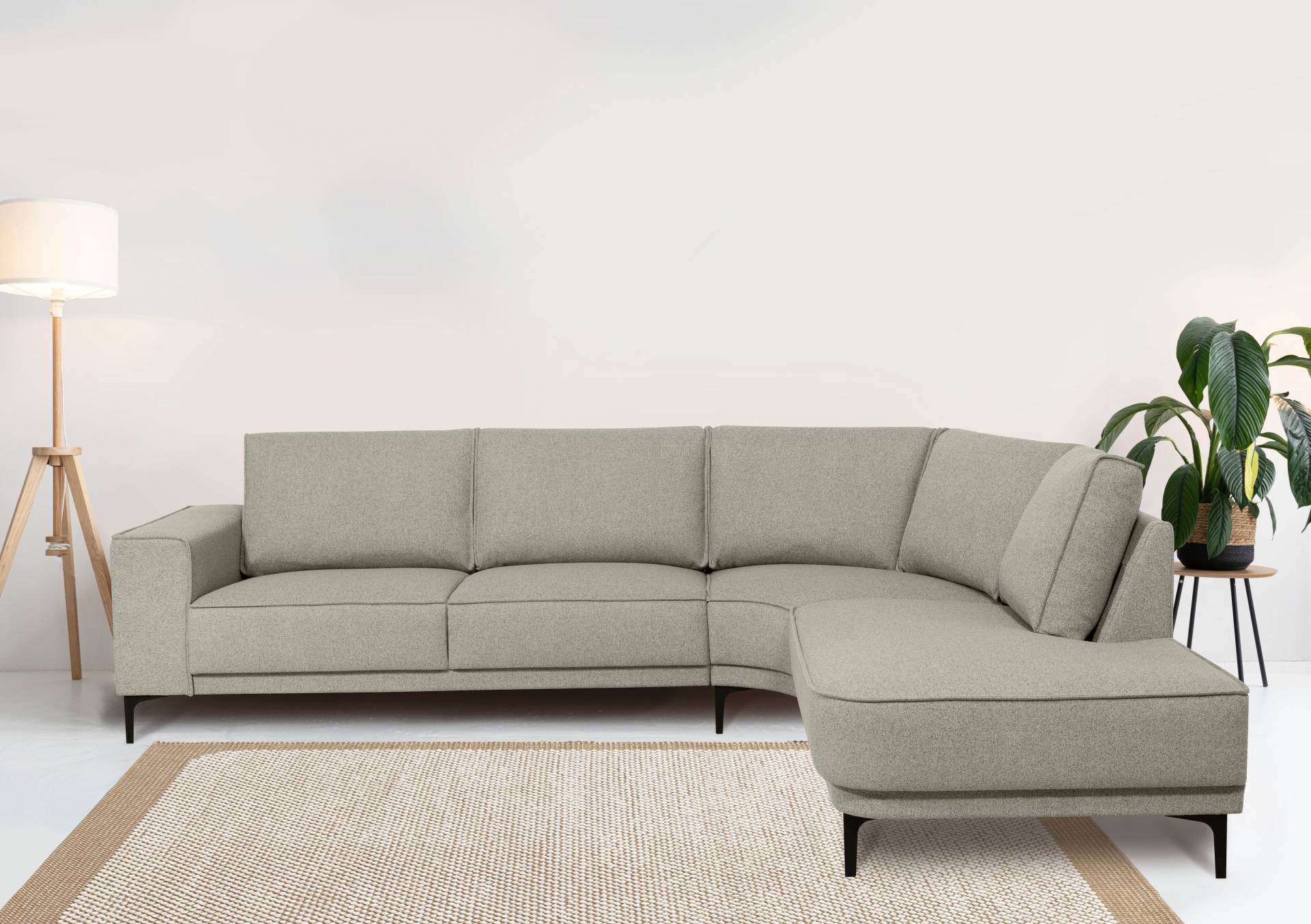 Places of Style Ecksofa »Casina«, mit abgerundeter Ottomane, in einem weichen Chenille-Stoff Places of Style Ecksofa »Casina«, mit abgerundeter Ottomane, in einem weichen Chenille-Stoff von PLACES OF STYLE