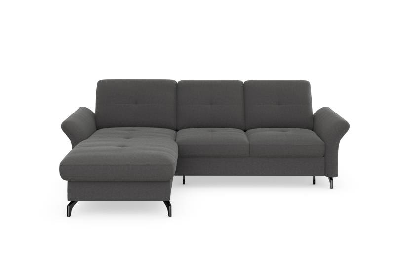 Places of Style Ecksofa »Calando L-Form«, wahlweise mit Bettfunktion, Bettkasten und Armteilfunktion von PLACES OF STYLE