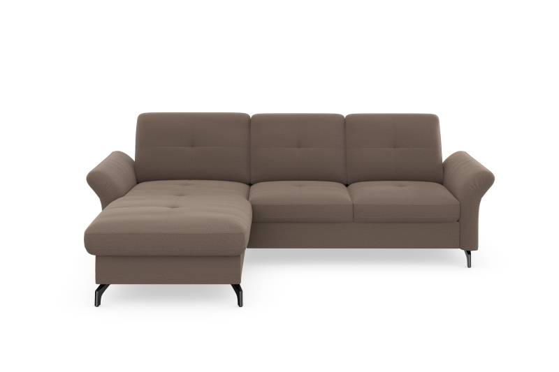 Places of Style Ecksofa »Calando L-Form«, wahlweise mit Bettfunktion, Bettkasten und Armteilfunktion von PLACES OF STYLE