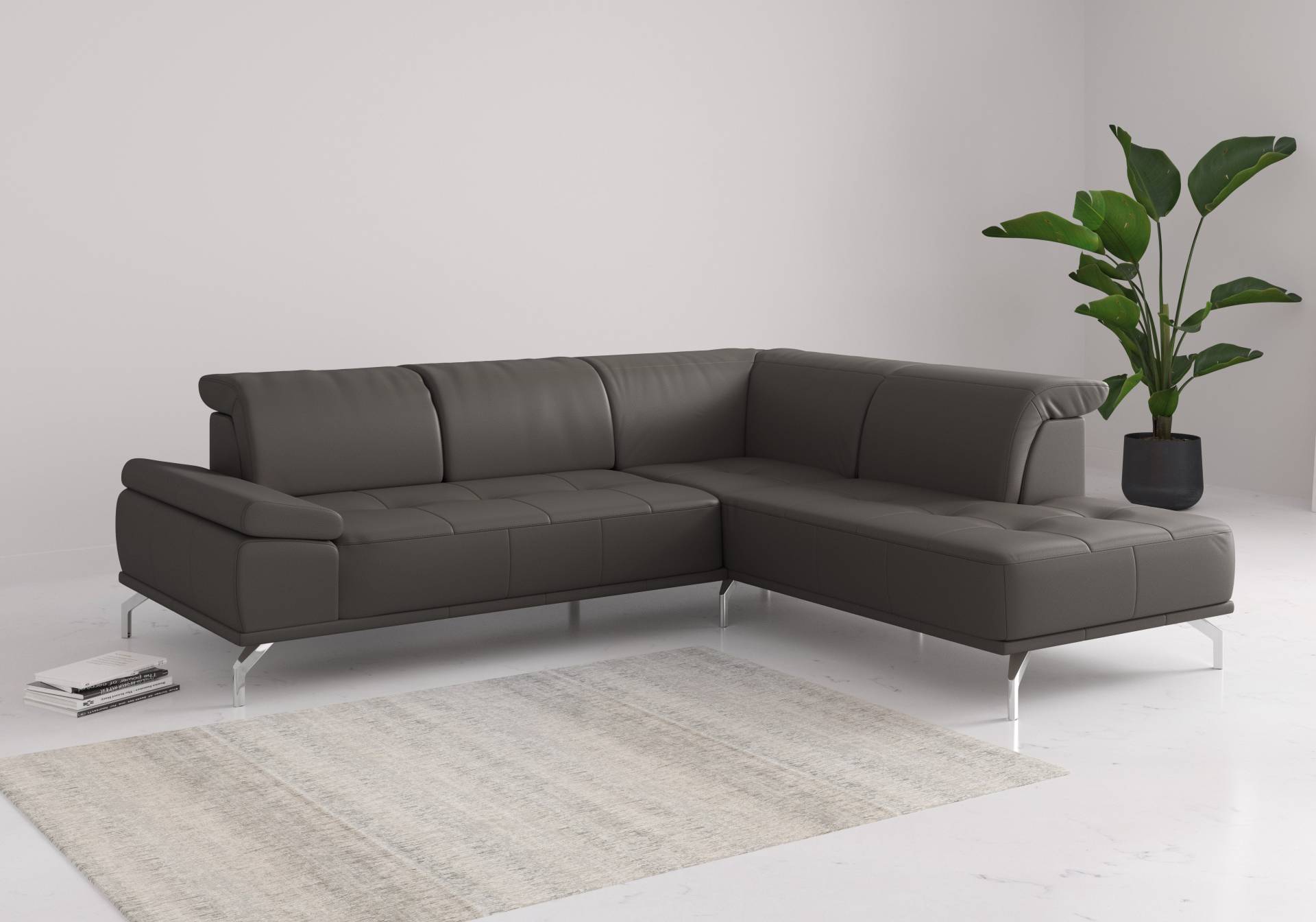 Places of Style Ecksofa »Caluna«, Inkl.Sitztiefenverstellung von PLACES OF STYLE