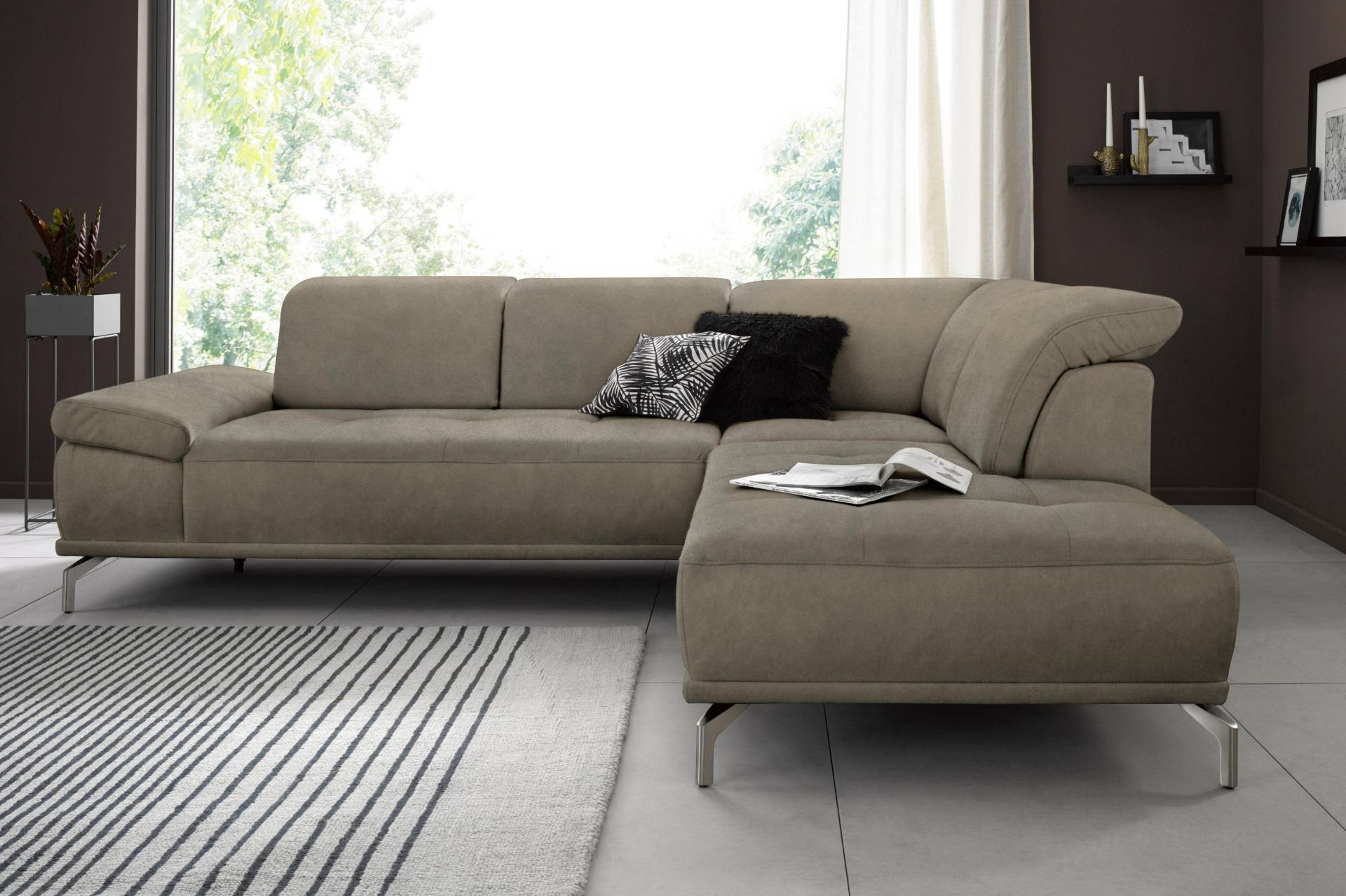 Places of Style Ecksofa »Caluna«, Inkl.Sitztiefenverstellung von PLACES OF STYLE