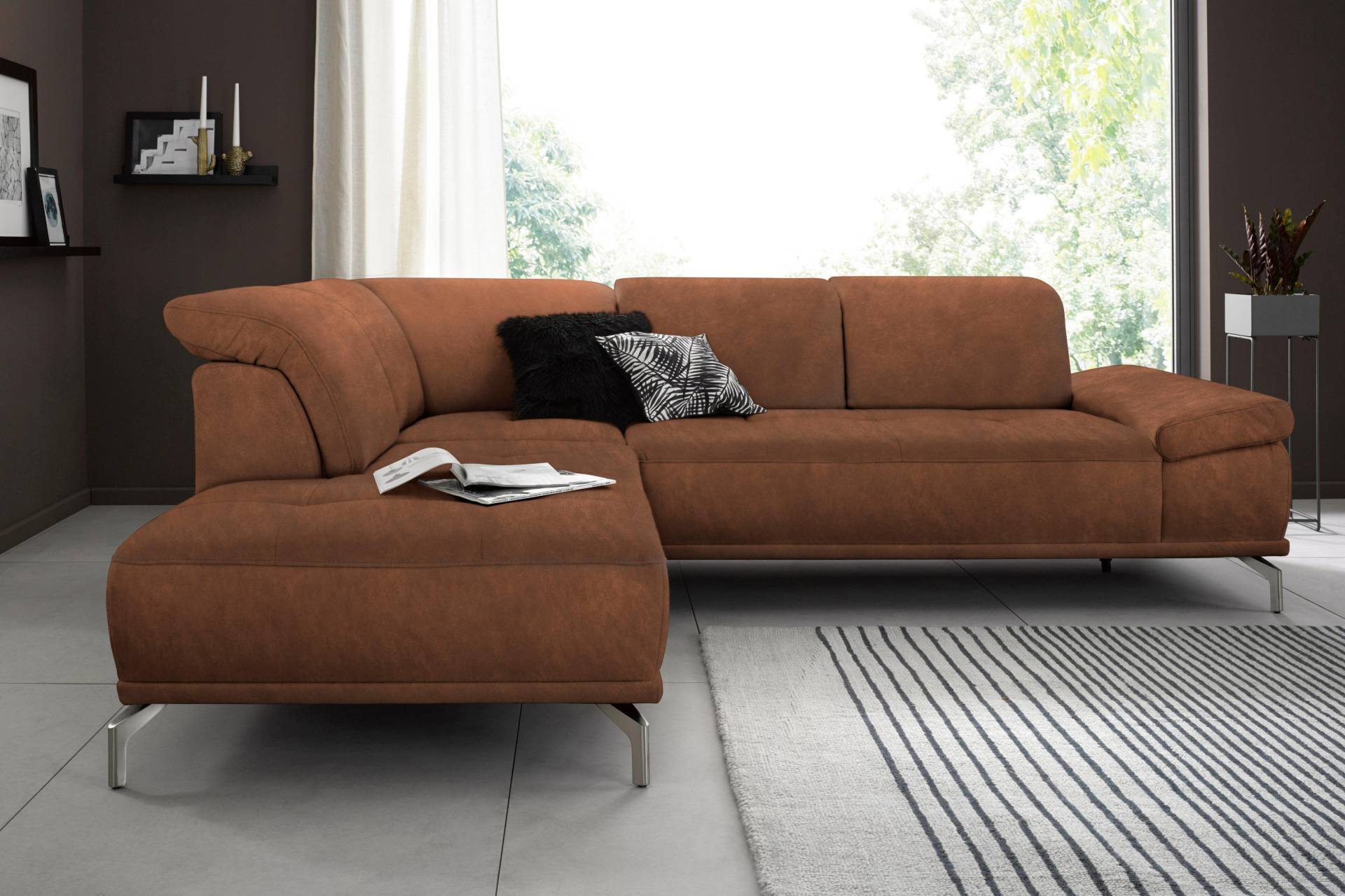 Places of Style Ecksofa »Caluna«, Inkl.Sitztiefenverstellung von PLACES OF STYLE