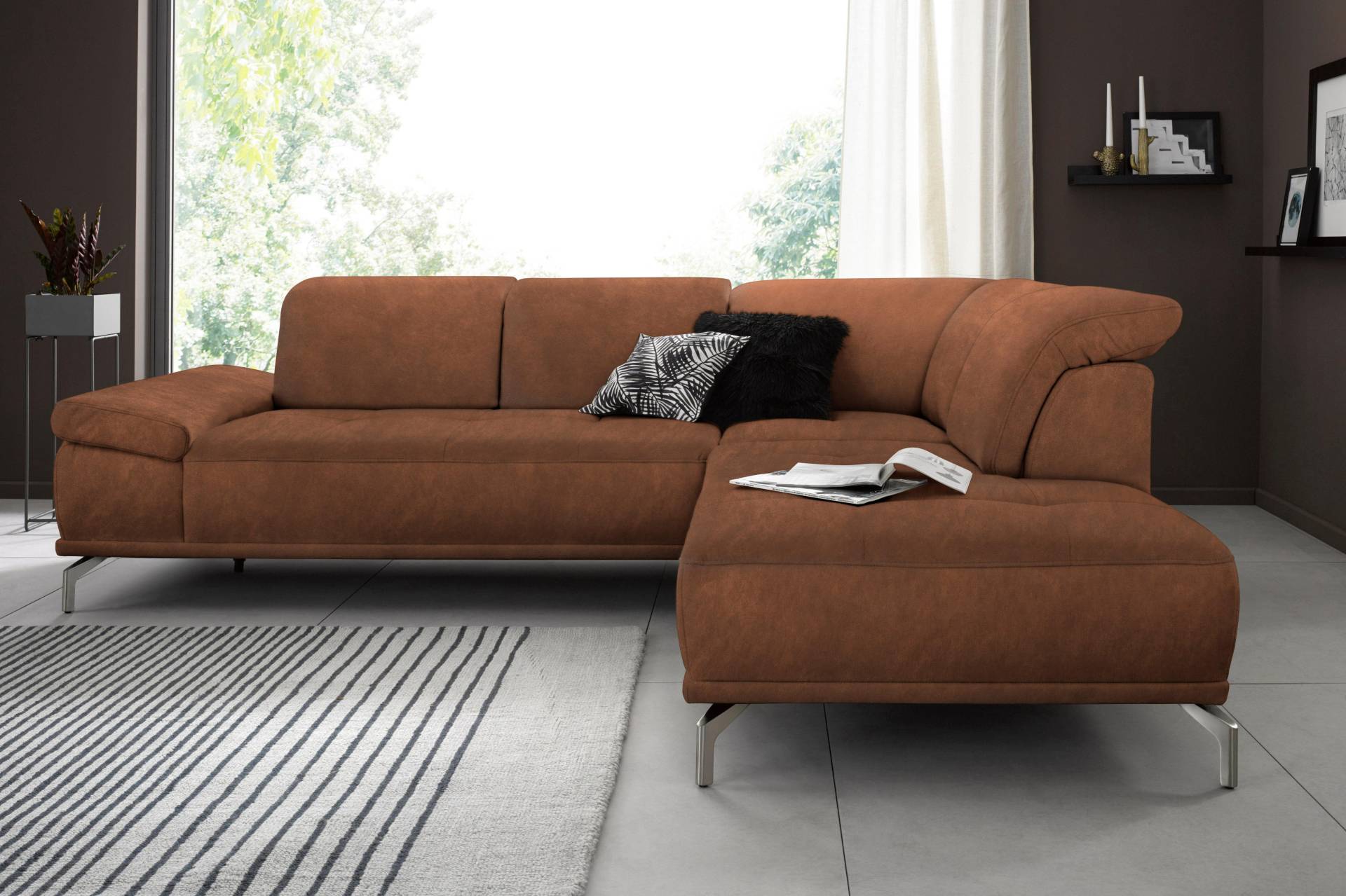 Places of Style Ecksofa »Caluna«, Inkl.Sitztiefenverstellung von PLACES OF STYLE