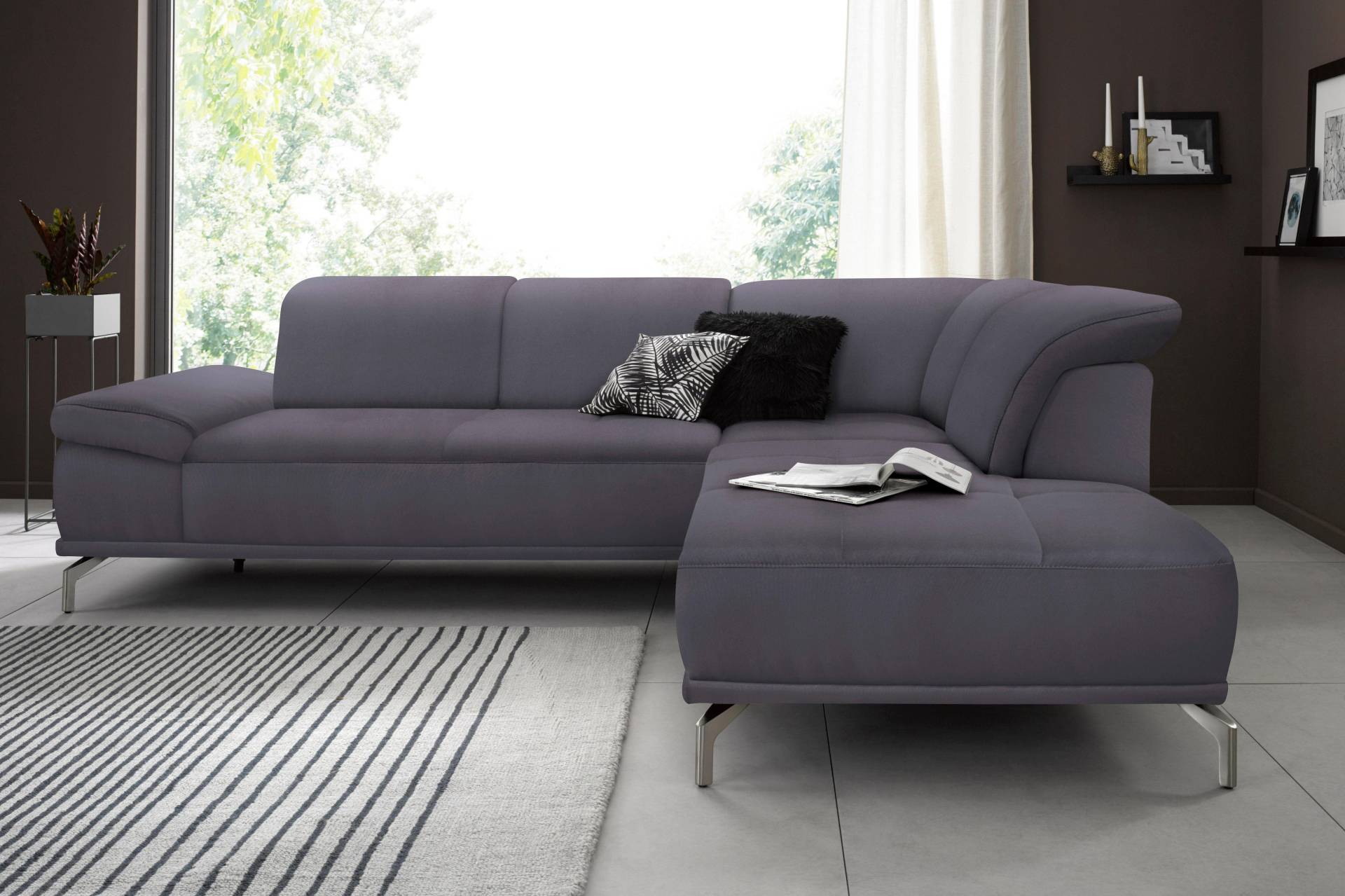 Places of Style Ecksofa »Caluna«, Inkl.Sitztiefenverstellung von PLACES OF STYLE