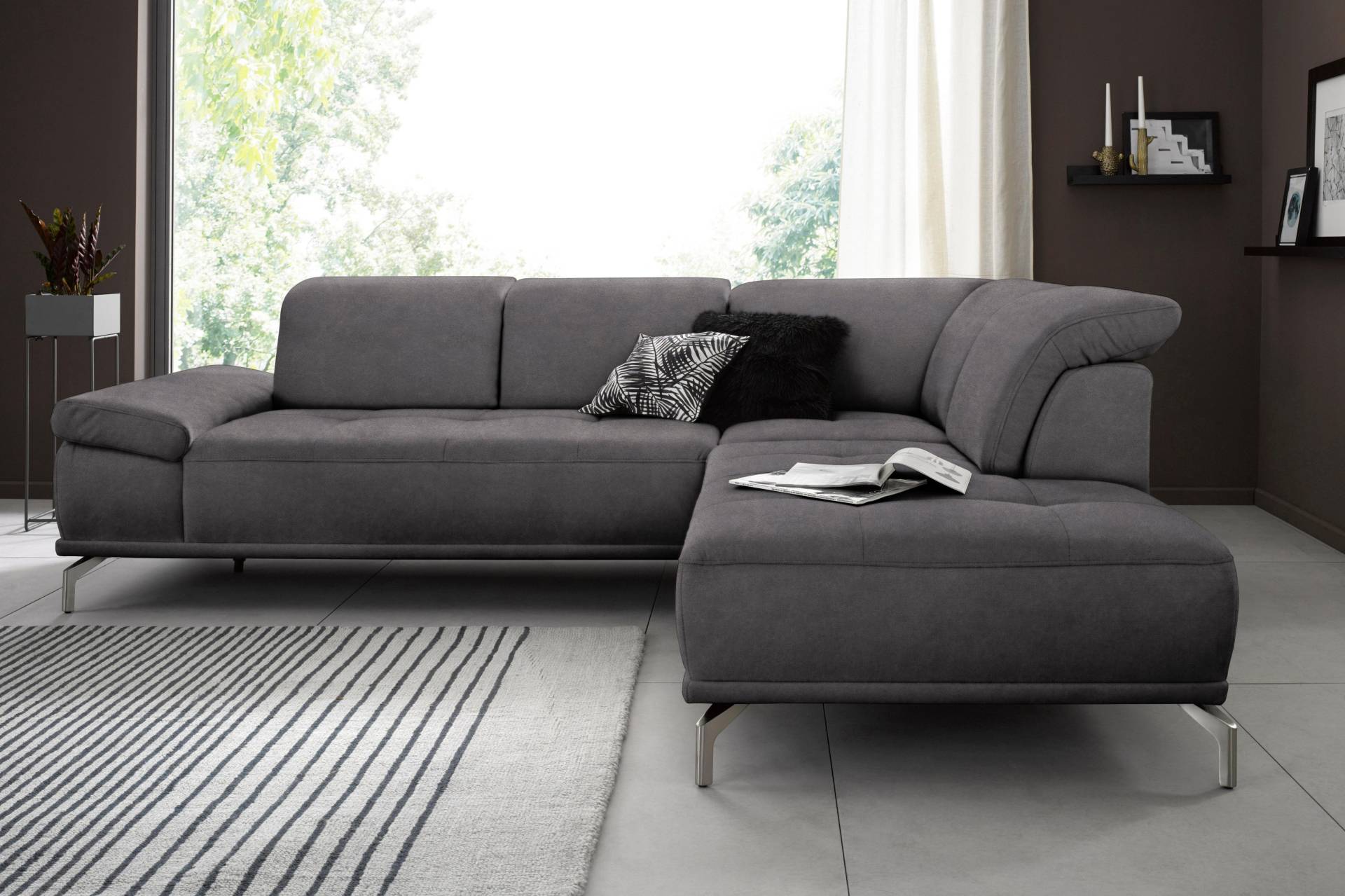 Places of Style Ecksofa »Caluna«, Inkl.Sitztiefenverstellung von PLACES OF STYLE