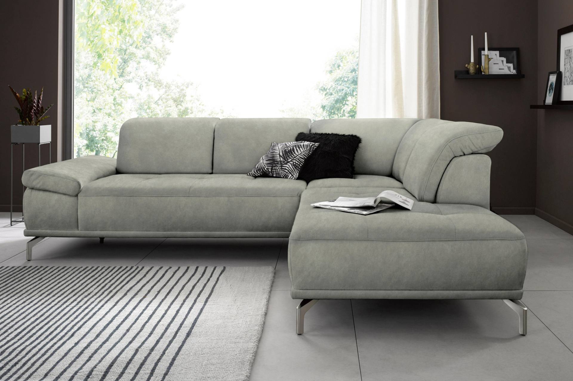 Places of Style Ecksofa »Caluna«, Inkl.Sitztiefenverstellung von PLACES OF STYLE