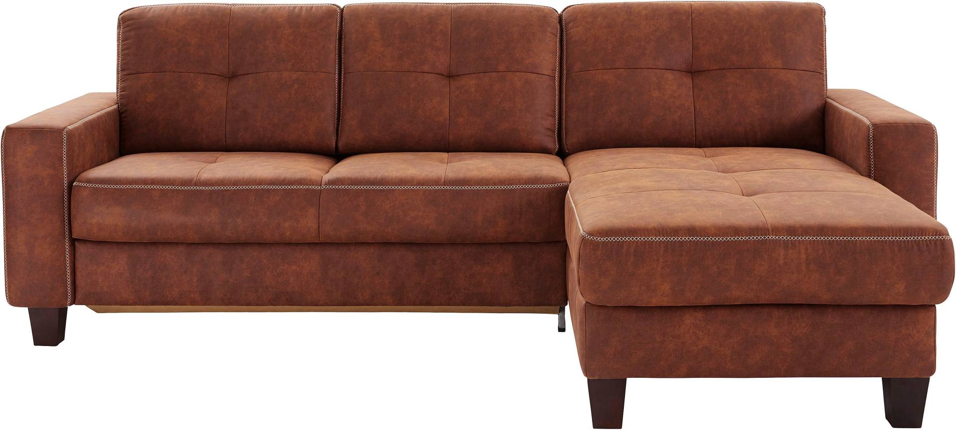 Places of Style Ecksofa »Varese L-Form«, Kreuznaht in beige Places of Style Ecksofa »Varese L-Form«, Kreuznaht in beige von PLACES OF STYLE