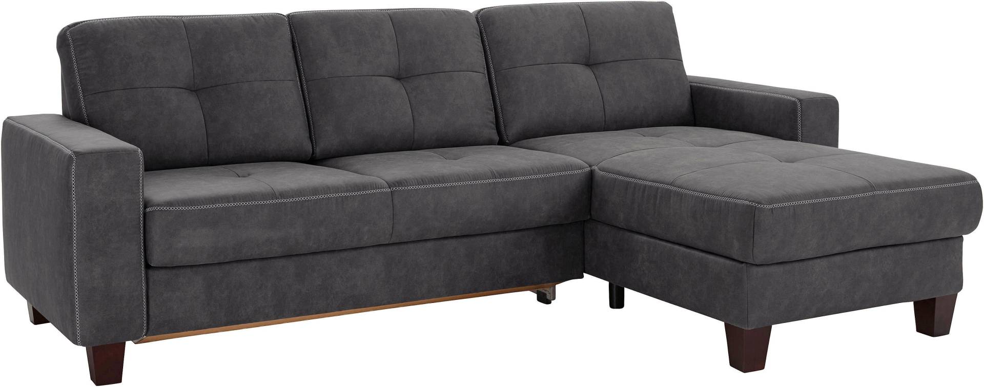 Places of Style Ecksofa »Varese L-Form«, Kreuznaht in beige von PLACES OF STYLE