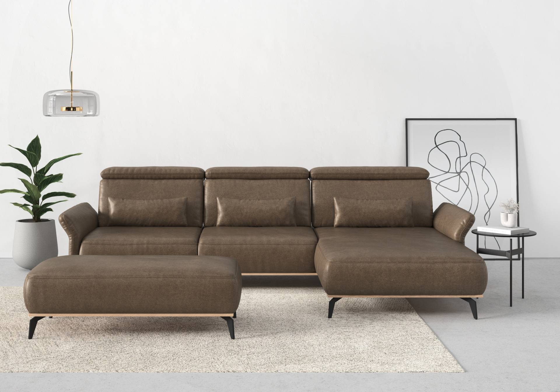 Places of Style Ecksofa »Fjord L-Form« von PLACES OF STYLE