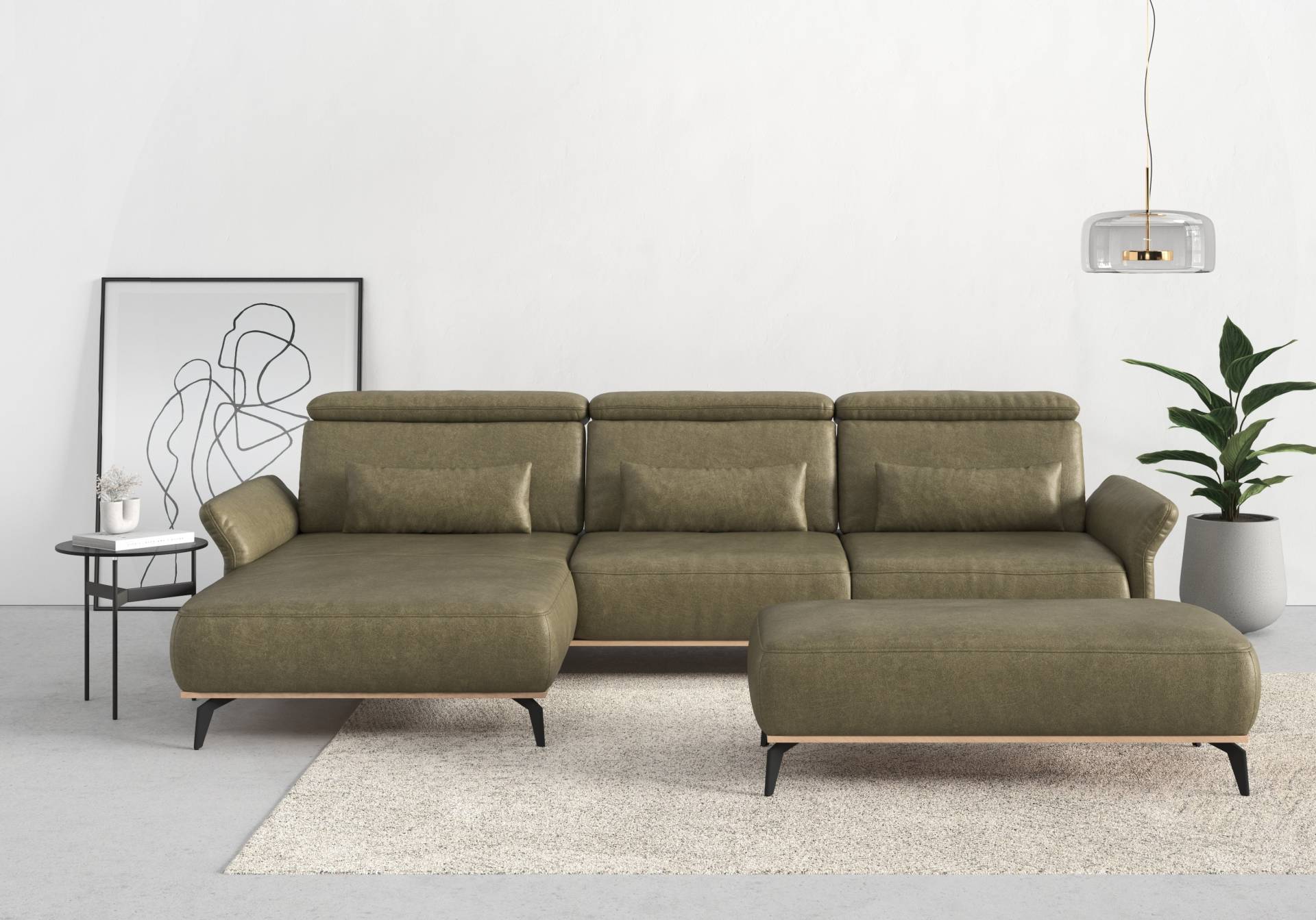 Places of Style Ecksofa »Fjord L-Form« von PLACES OF STYLE