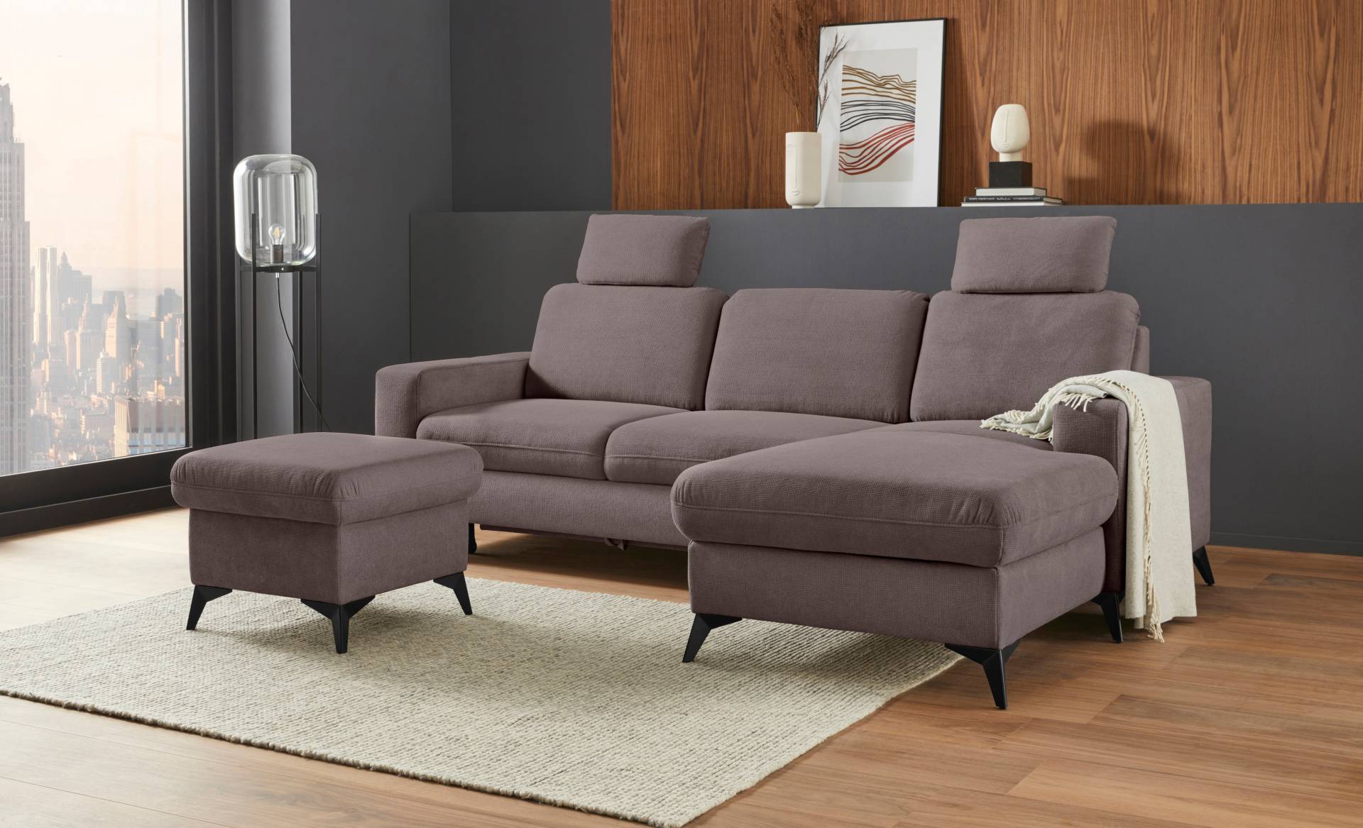 Places of Style Ecksofa »Lolland L-Form«, Wahlweise mit Bettfunktion und Bettkasten, Federkern Places of Style Ecksofa »Lolland L-Form«, Wahlweise mit Bettfunktion und Bettkasten, Federkern von PLACES OF STYLE