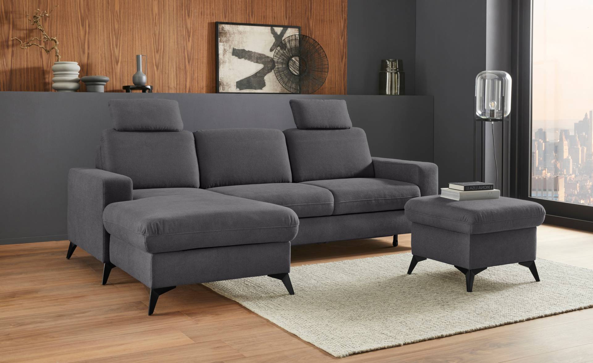 Places of Style Ecksofa »Lolland L-Form«, Wahlweise mit Bettfunktion und Bettkasten, Federkern Places of Style Ecksofa »Lolland L-Form«, Wahlweise mit Bettfunktion und Bettkasten, Federkern von PLACES OF STYLE