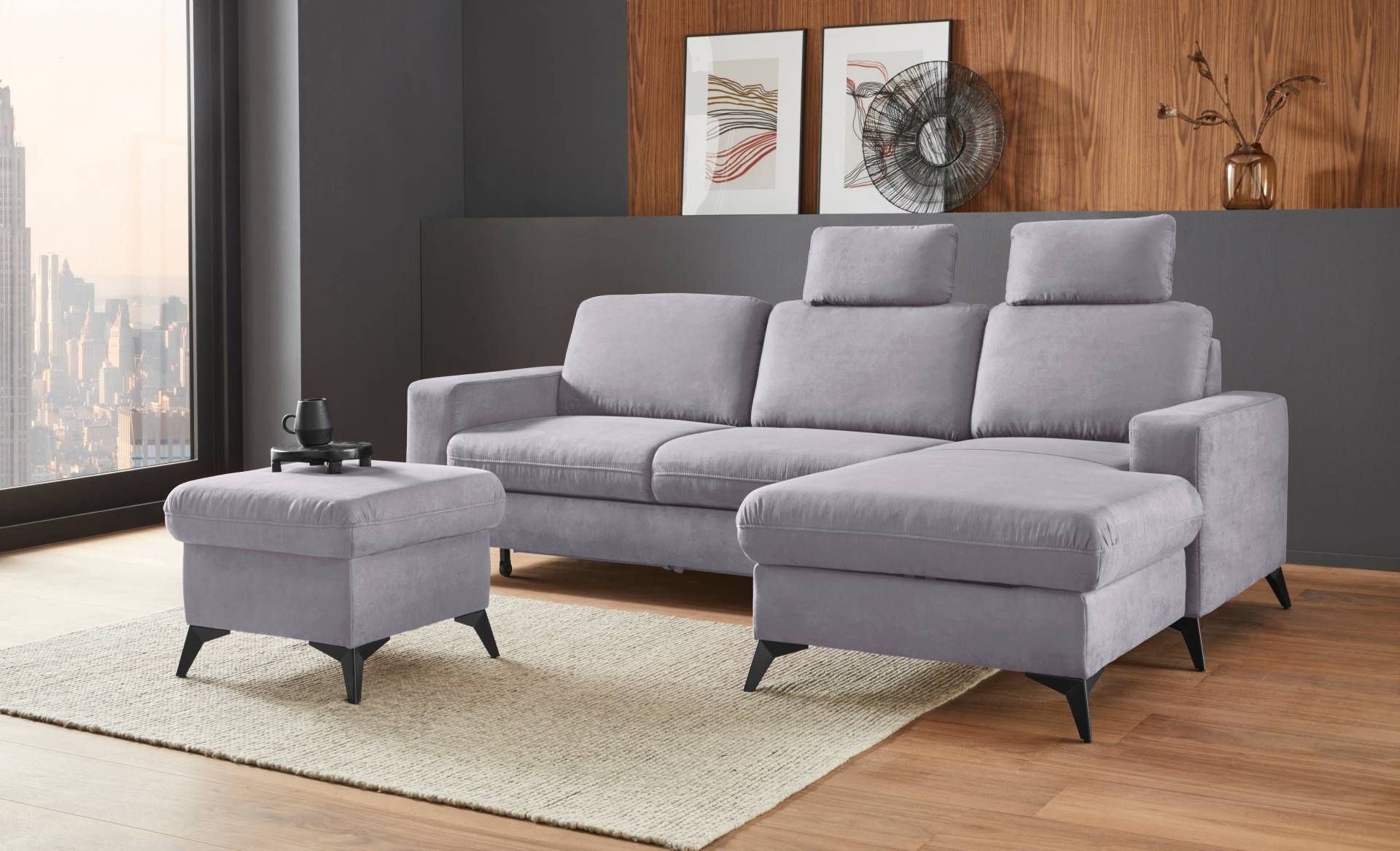 Places of Style Ecksofa »Lolland L-Form«, Wahlweise mit Bettfunktion und Bettkasten, Federkern Places of Style Ecksofa »Lolland L-Form«, Wahlweise mit Bettfunktion und Bettkasten, Federkern von PLACES OF STYLE