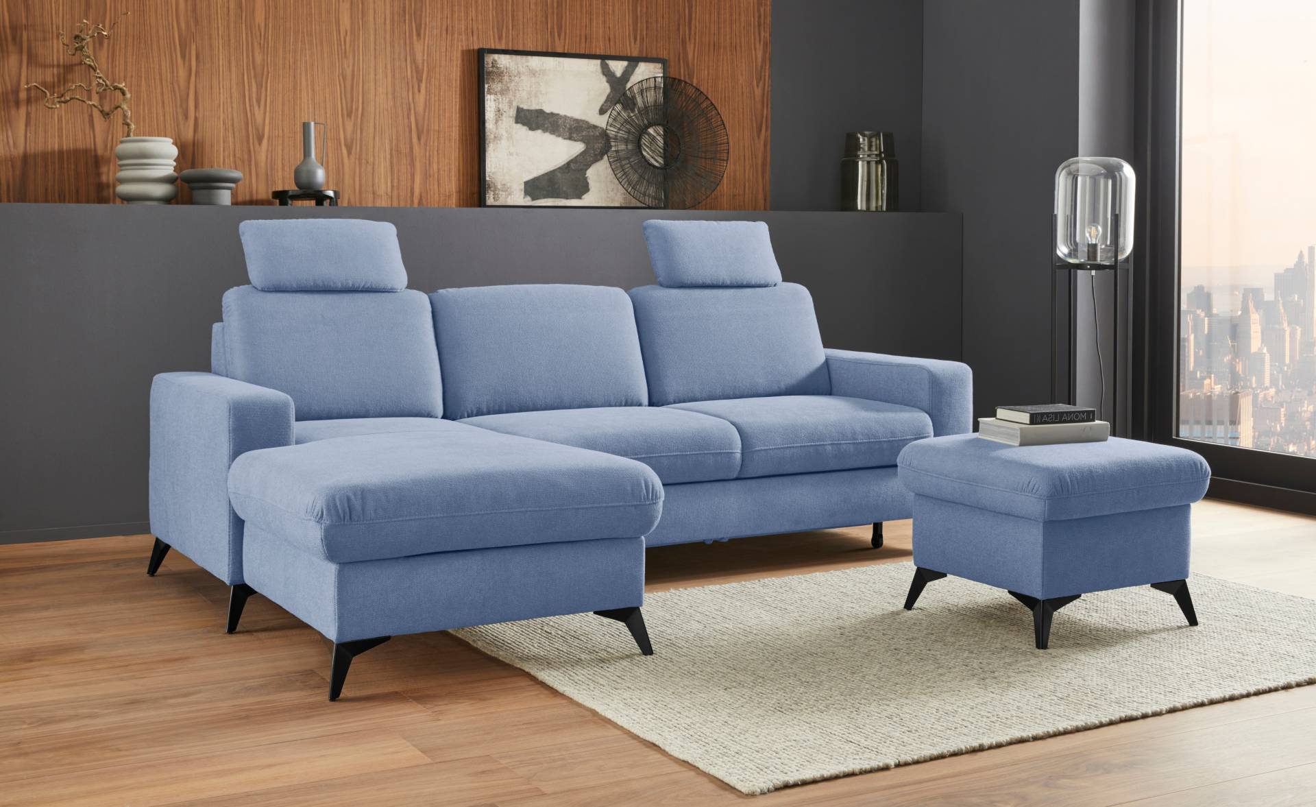 Places of Style Ecksofa »Lolland L-Form«, Wahlweise mit Bettfunktion und Bettkasten, Federkern Places of Style Ecksofa »Lolland L-Form«, Wahlweise mit Bettfunktion und Bettkasten, Federkern von PLACES OF STYLE