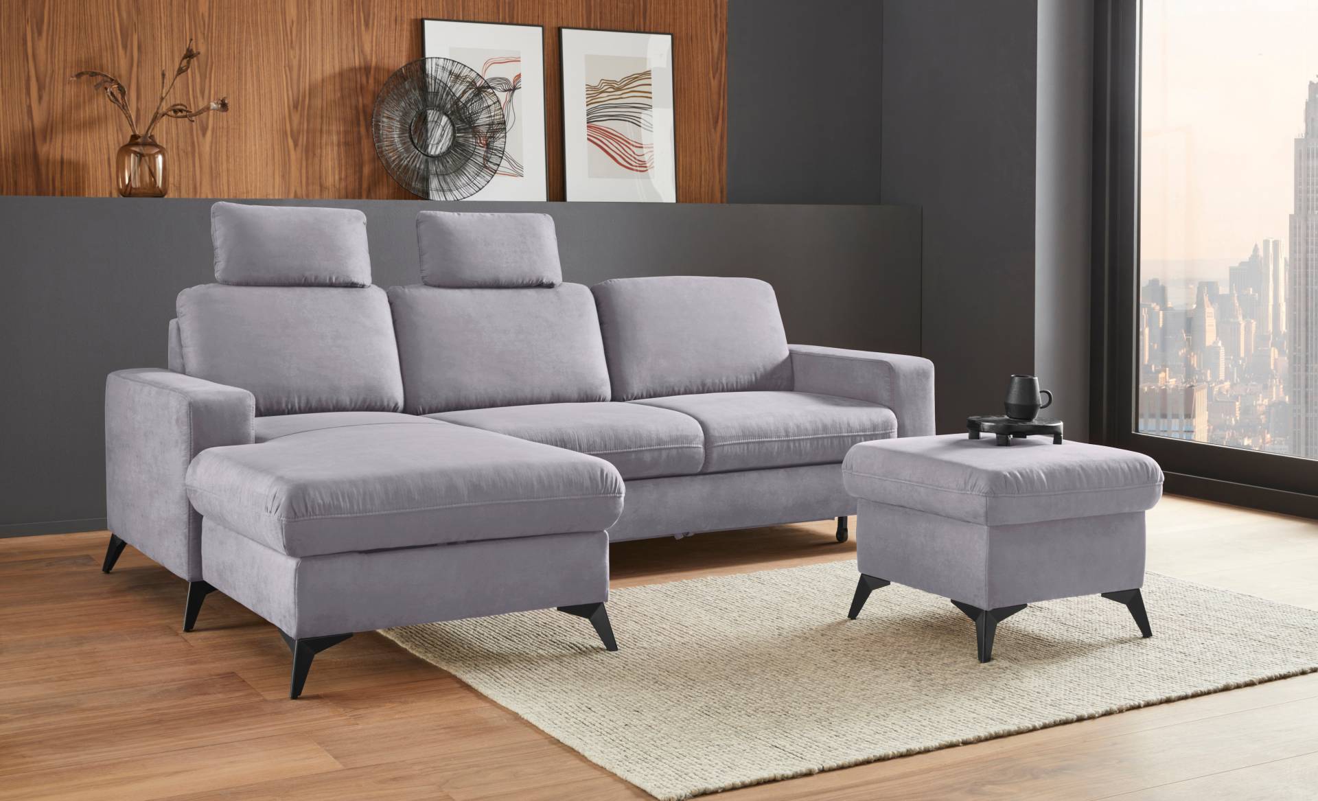 Places of Style Ecksofa »Lolland L-Form«, Wahlweise mit Bettfunktion und Bettkasten, Federkern Places of Style Ecksofa »Lolland L-Form«, Wahlweise mit Bettfunktion und Bettkasten, Federkern von PLACES OF STYLE