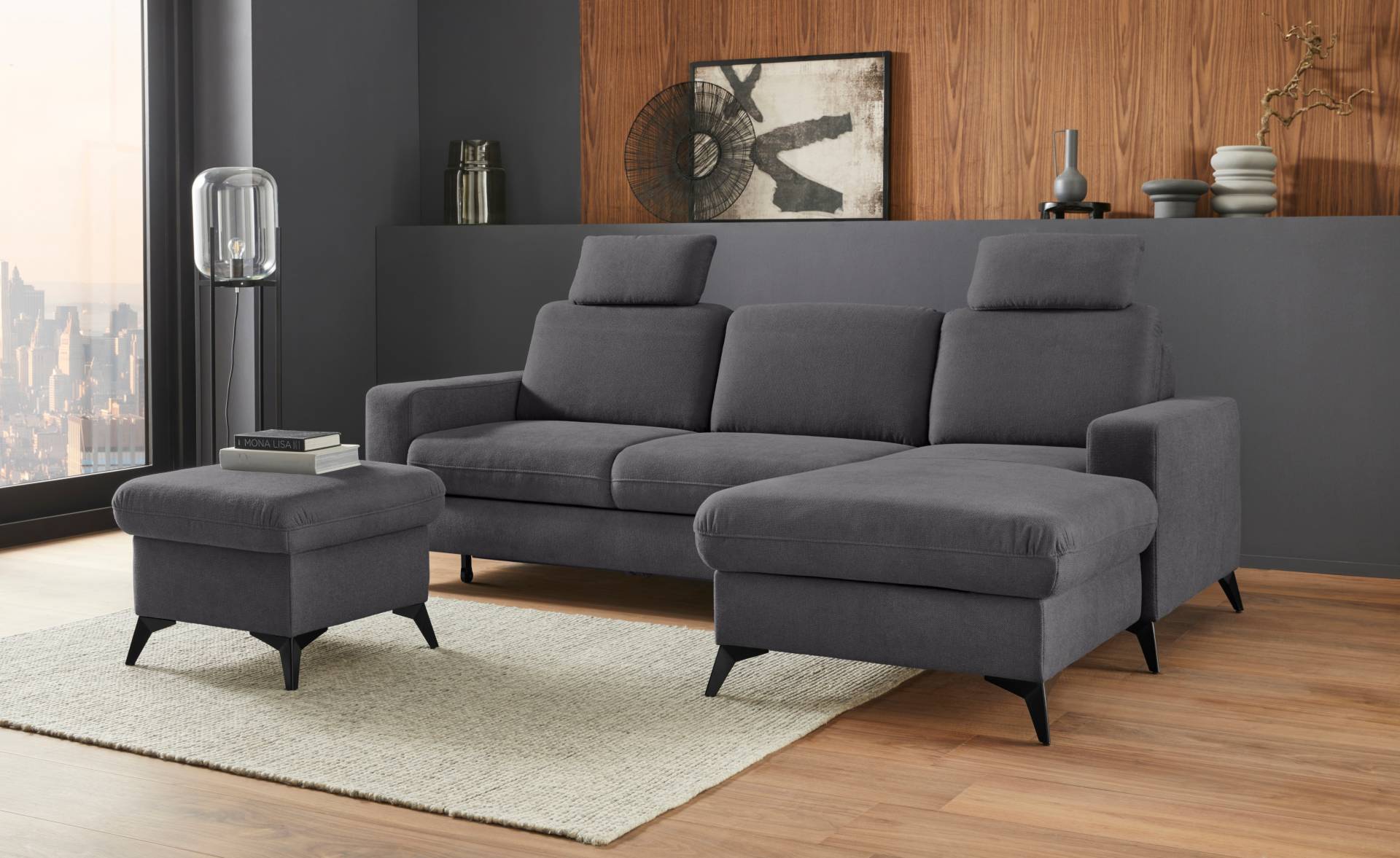 Places of Style Ecksofa »Lolland L-Form«, Wahlweise mit Bettfunktion und Bettkasten, Federkern Places of Style Ecksofa »Lolland L-Form«, Wahlweise mit Bettfunktion und Bettkasten, Federkern von PLACES OF STYLE