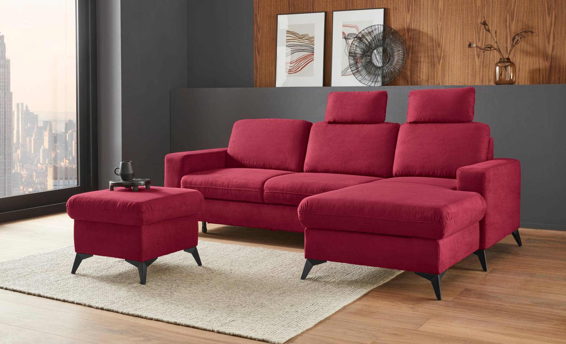 Places of Style Ecksofa »Lolland L-Form«, Wahlweise mit Bettfunktion und Bettkasten, Federkern Places of Style Ecksofa »Lolland L-Form«, Wahlweise mit Bettfunktion und Bettkasten, Federkern von PLACES OF STYLE
