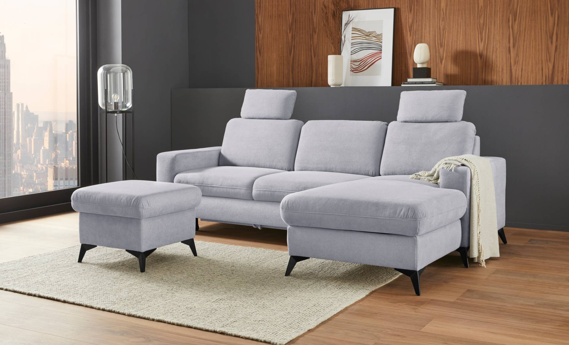 Places of Style Ecksofa »Lolland L-Form«, Wahlweise mit Bettfunktion und Bettkasten, Federkern Places of Style Ecksofa »Lolland L-Form«, Wahlweise mit Bettfunktion und Bettkasten, Federkern von PLACES OF STYLE