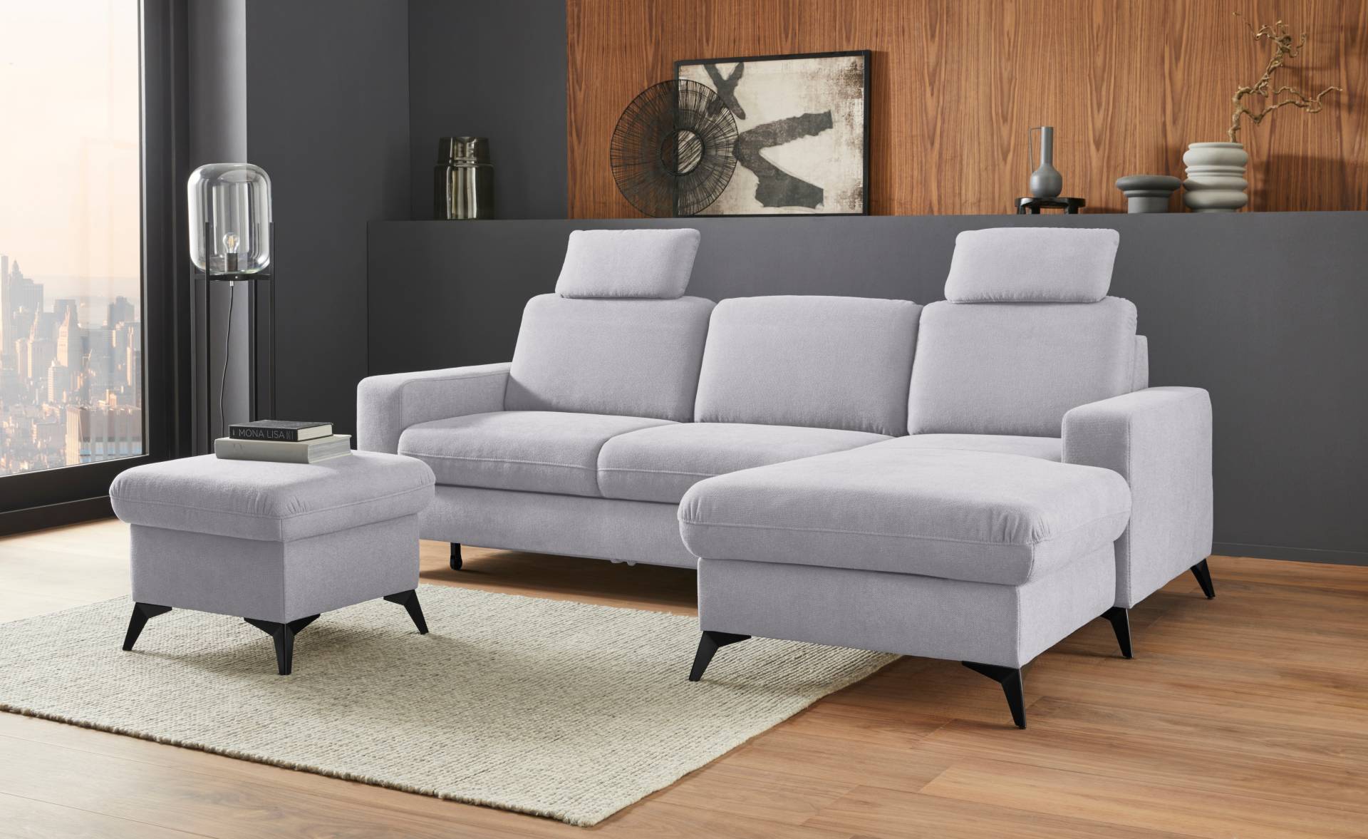 Places of Style Ecksofa »Lolland L-Form«, Wahlweise mit Bettfunktion und Bettkasten, Federkern Places of Style Ecksofa »Lolland L-Form«, Wahlweise mit Bettfunktion und Bettkasten, Federkern von PLACES OF STYLE