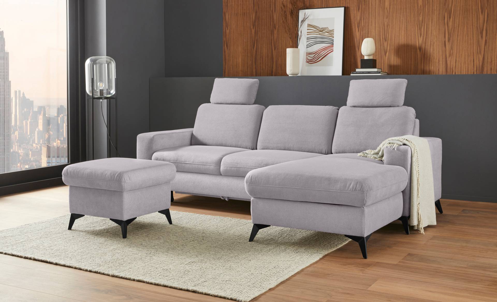 Places of Style Ecksofa »Lolland L-Form«, Wahlweise mit Bettfunktion und Bettkasten, Federkern Places of Style Ecksofa »Lolland L-Form«, Wahlweise mit Bettfunktion und Bettkasten, Federkern von PLACES OF STYLE