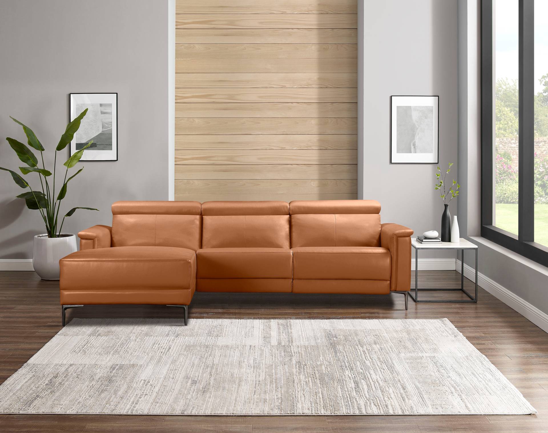 Places of Style Ecksofa »Lund, L-Form, 261cm,« von PLACES OF STYLE