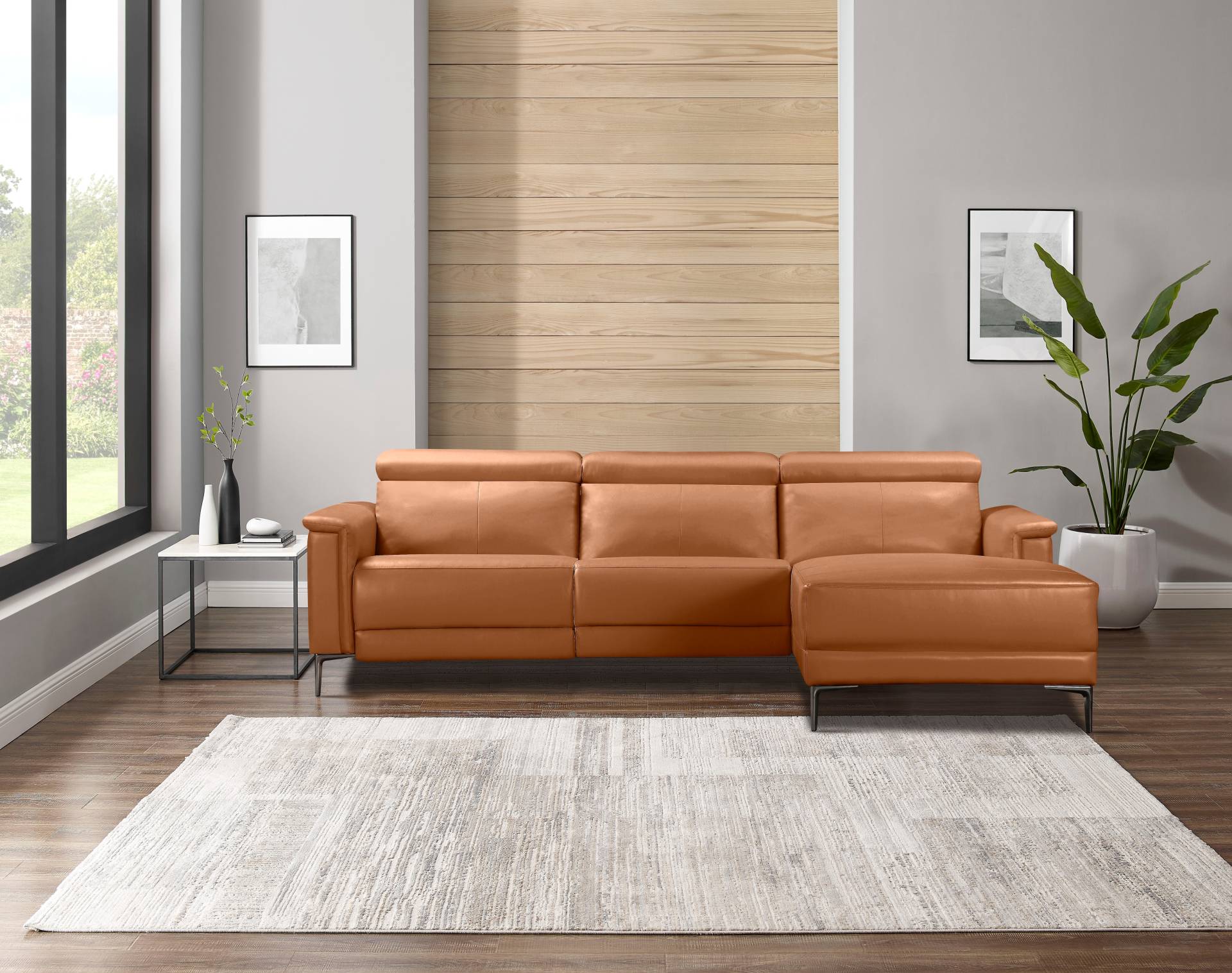 Places of Style Ecksofa »Lund, L-Form, 261cm,« von PLACES OF STYLE