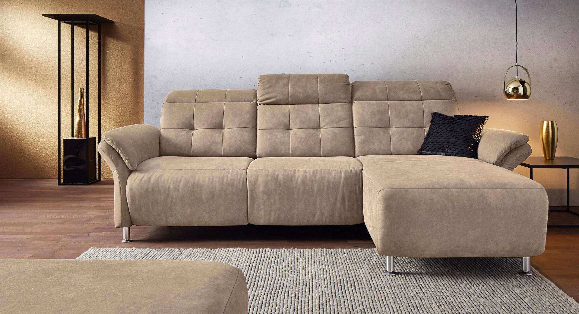 Places of Style Ecksofa »Manhattan L-Form«, 2 Sitze mit elektrischer Relaxfunktion, verstellbare Armlehnen Places of Style Ecksofa »Manhattan L-Form«, 2 Sitze mit elektrischer Relaxfunktion, verstellbare Armlehnen von PLACES OF STYLE