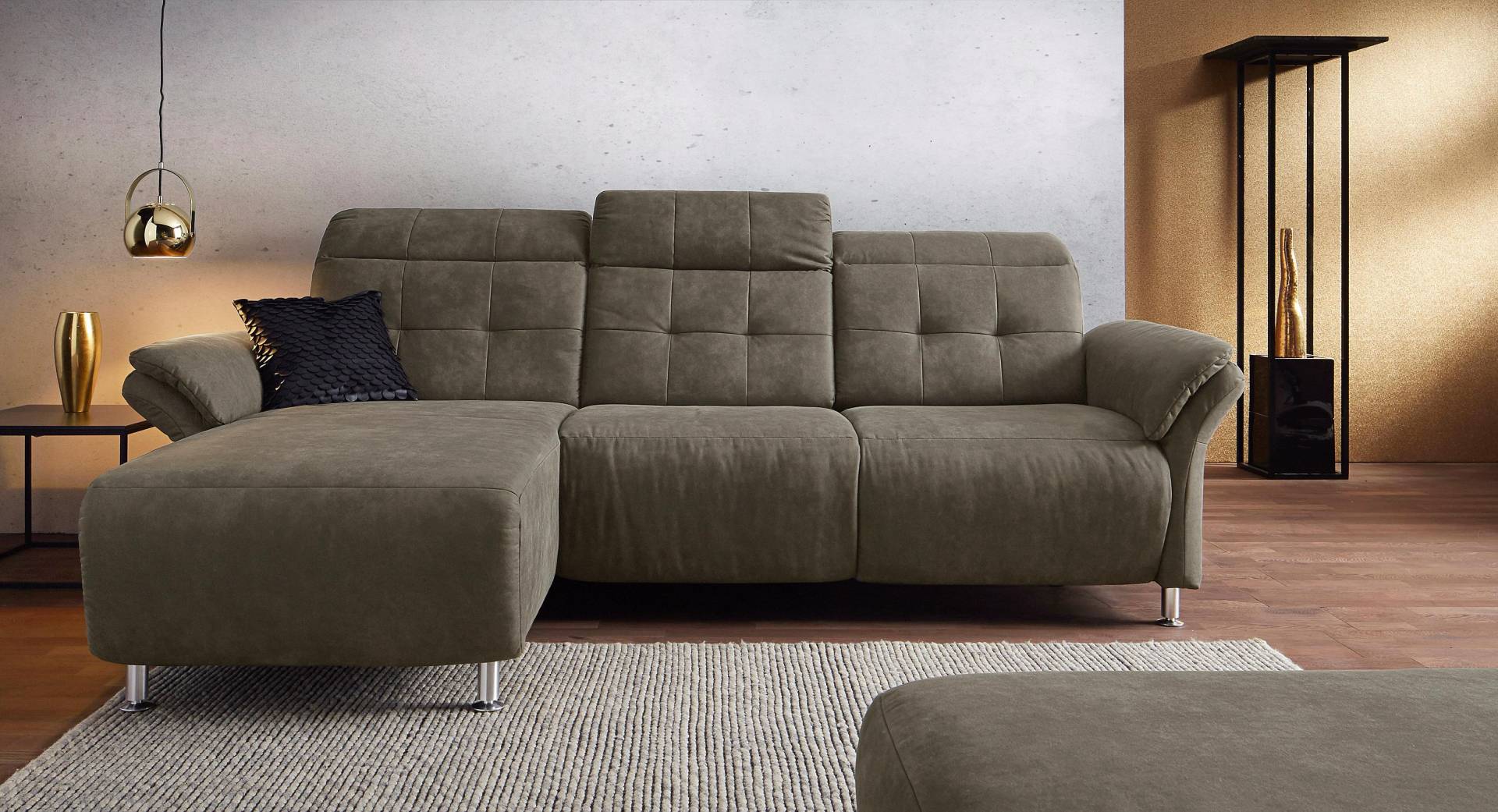 Places of Style Ecksofa »Manhattan L-Form«, 2 Sitze mit elektrischer Relaxfunktion, verstellbare Armlehnen Places of Style Ecksofa »Manhattan L-Form«, 2 Sitze mit elektrischer Relaxfunktion, verstellbare Armlehnen von PLACES OF STYLE
