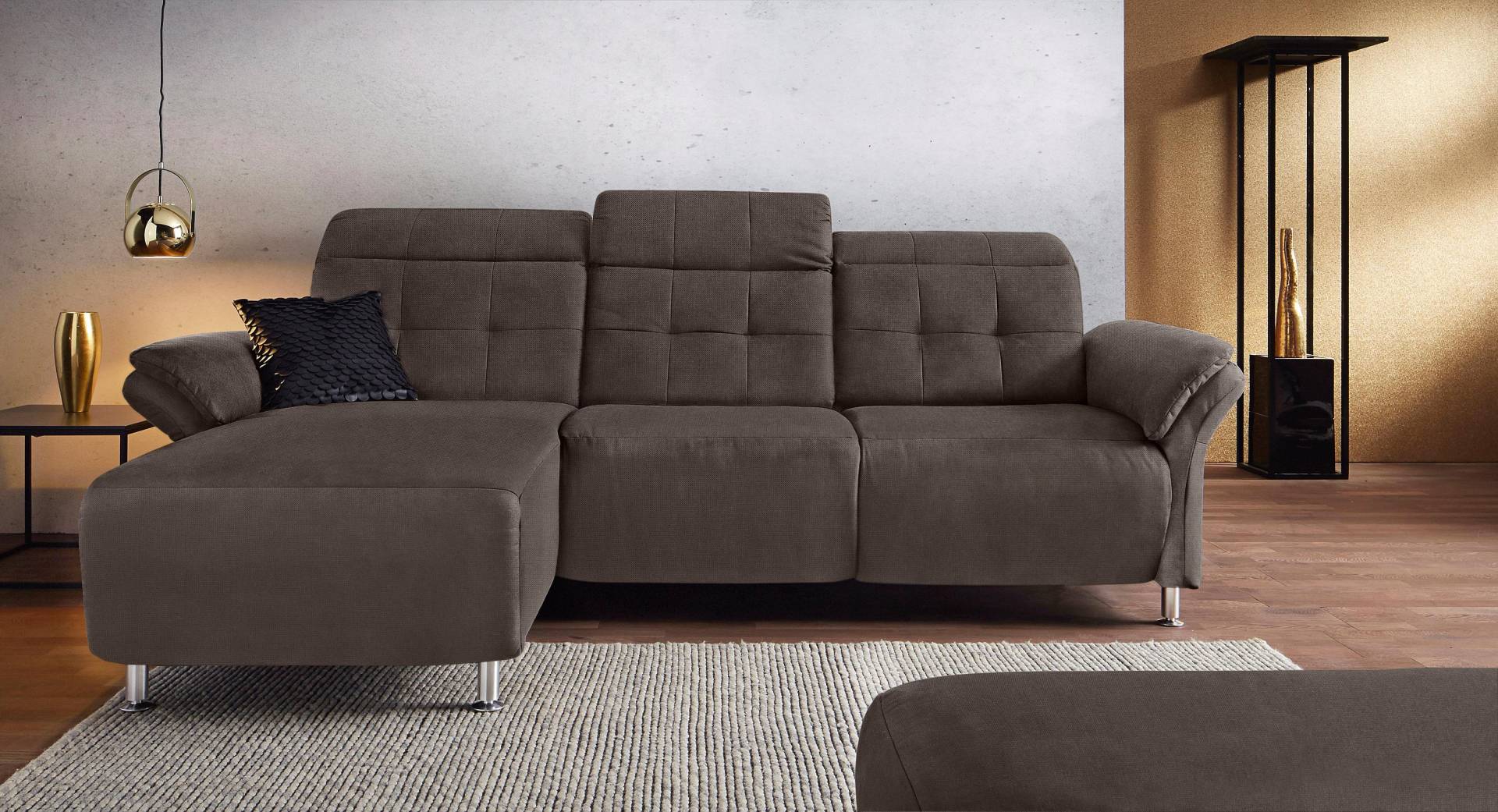 Places of Style Ecksofa »Manhattan L-Form«, 2 Sitze mit elektrischer Relaxfunktion, verstellbare Armlehnen Places of Style Ecksofa »Manhattan L-Form«, 2 Sitze mit elektrischer Relaxfunktion, verstellbare Armlehnen von PLACES OF STYLE