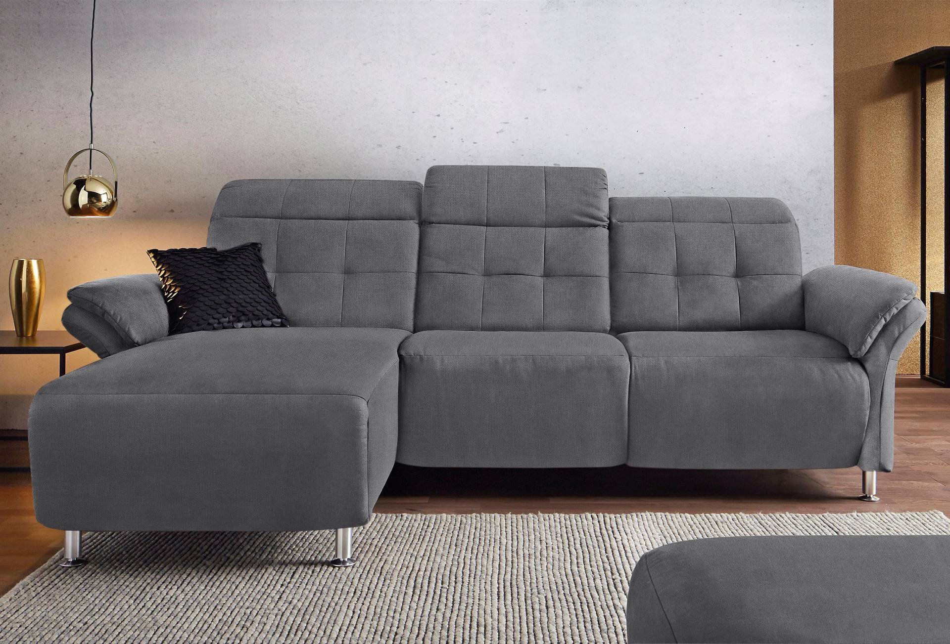 Places of Style Ecksofa »Manhattan L-Form«, 2 Sitze mit elektrischer Relaxfunktion, verstellbare Armlehnen Places of Style Ecksofa »Manhattan L-Form«, 2 Sitze mit elektrischer Relaxfunktion, verstellbare Armlehnen von PLACES OF STYLE