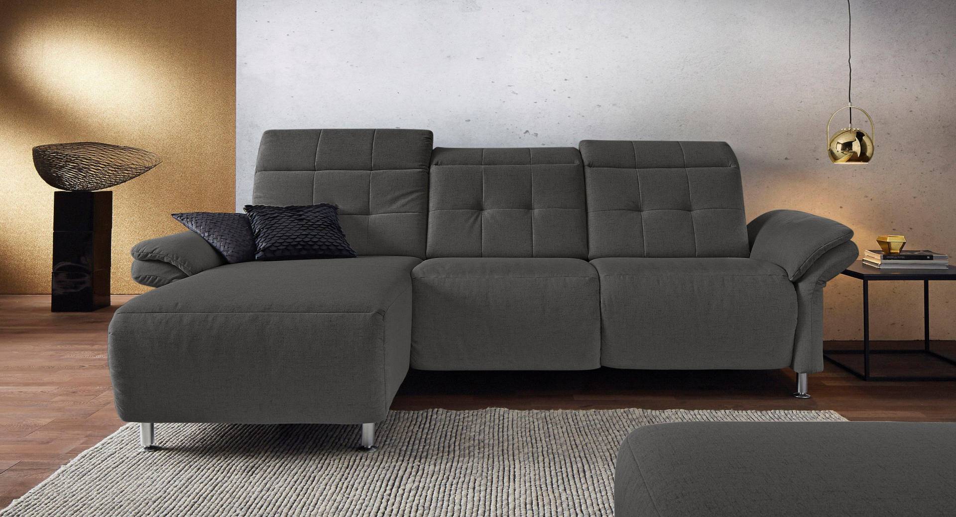 Places of Style Ecksofa »Manhattan L-Form«, 2 Sitze mit elektrischer Relaxfunktion, verstellbare Armlehnen Places of Style Ecksofa »Manhattan L-Form«, 2 Sitze mit elektrischer Relaxfunktion, verstellbare Armlehnen von PLACES OF STYLE