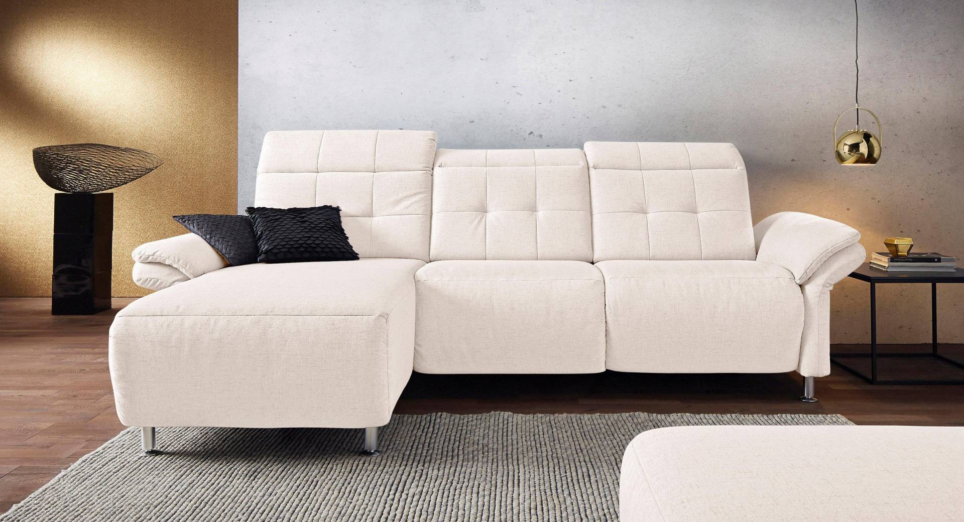 Places of Style Ecksofa »Manhattan L-Form«, 2 Sitze mit elektrischer Relaxfunktion, verstellbare Armlehnen Places of Style Ecksofa »Manhattan L-Form«, 2 Sitze mit elektrischer Relaxfunktion, verstellbare Armlehnen von PLACES OF STYLE