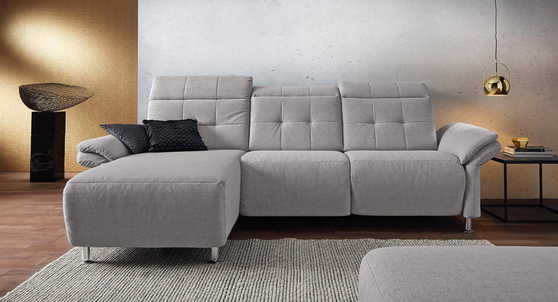 Places of Style Ecksofa »Manhattan L-Form«, 2 Sitze mit elektrischer Relaxfunktion, verstellbare Armlehnen Places of Style Ecksofa »Manhattan L-Form«, 2 Sitze mit elektrischer Relaxfunktion, verstellbare Armlehnen von PLACES OF STYLE