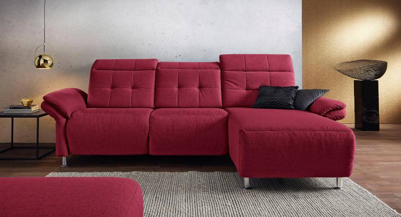 Places of Style Ecksofa »Manhattan L-Form«, 2 Sitze mit elektrischer Relaxfunktion, verstellbare Armlehnen von PLACES OF STYLE