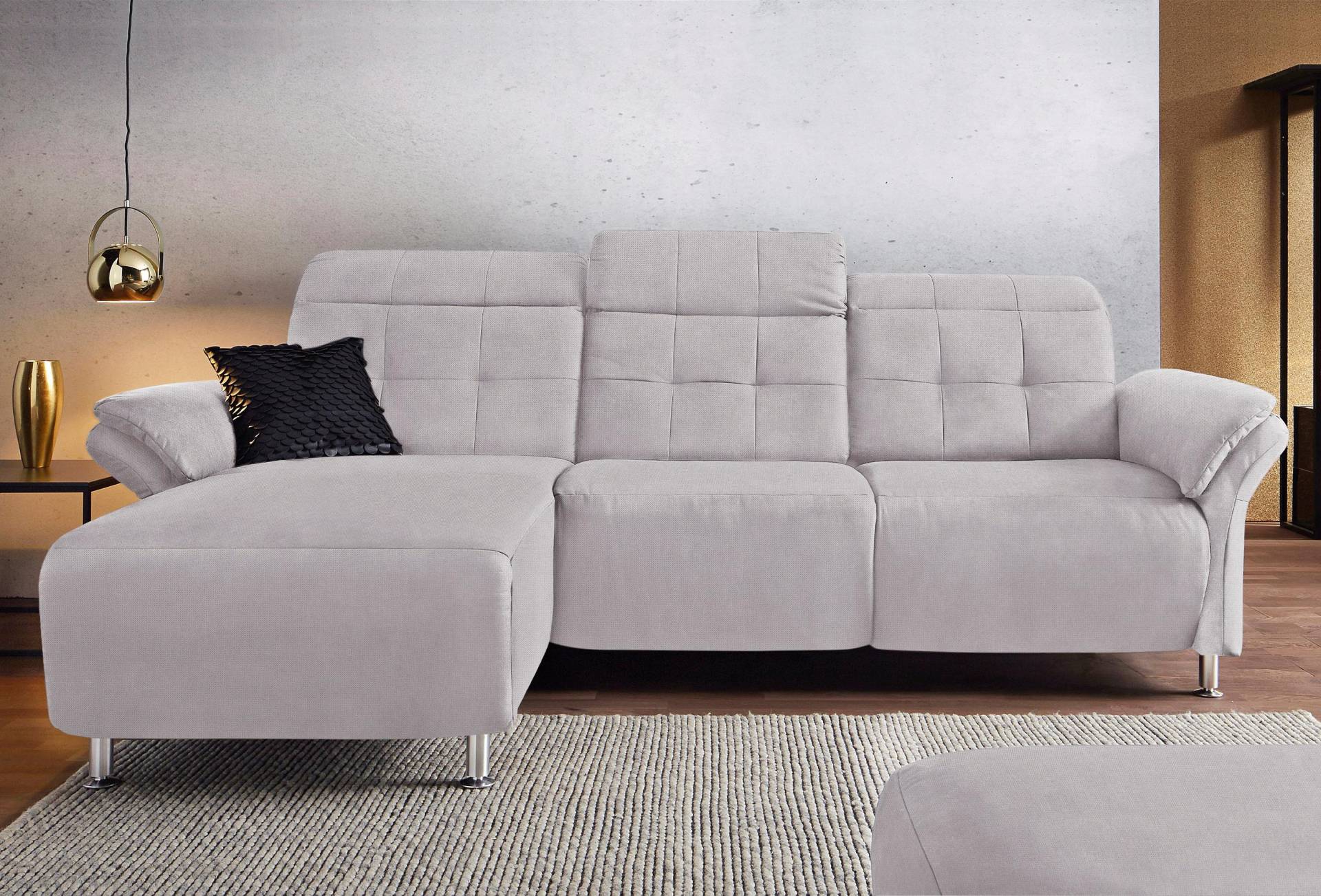 Places of Style Ecksofa »Manhattan L-Form«, 2 Sitze mit elektrischer Relaxfunktion, verstellbare Armlehnen Places of Style Ecksofa »Manhattan L-Form«, 2 Sitze mit elektrischer Relaxfunktion, verstellbare Armlehnen von PLACES OF STYLE