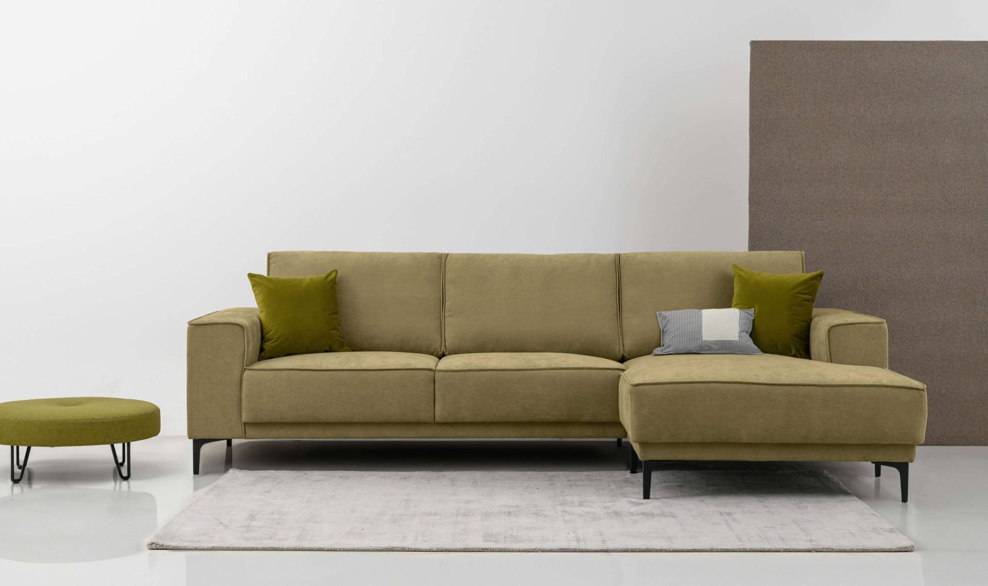 Places of Style Ecksofa »Oland«, 280 cm, im zeitlosem Design und hochwertiger Verabeitung von PLACES OF STYLE