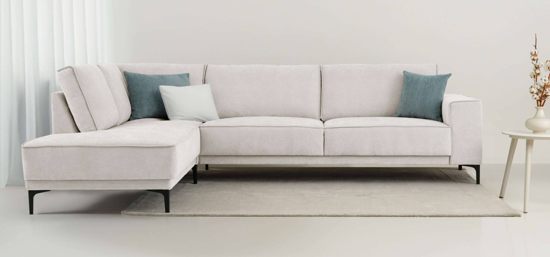 Places of Style Ecksofa »Oland«, L-Form, im zeitlosem Design und hochwertiger Verarbeitung von PLACES OF STYLE