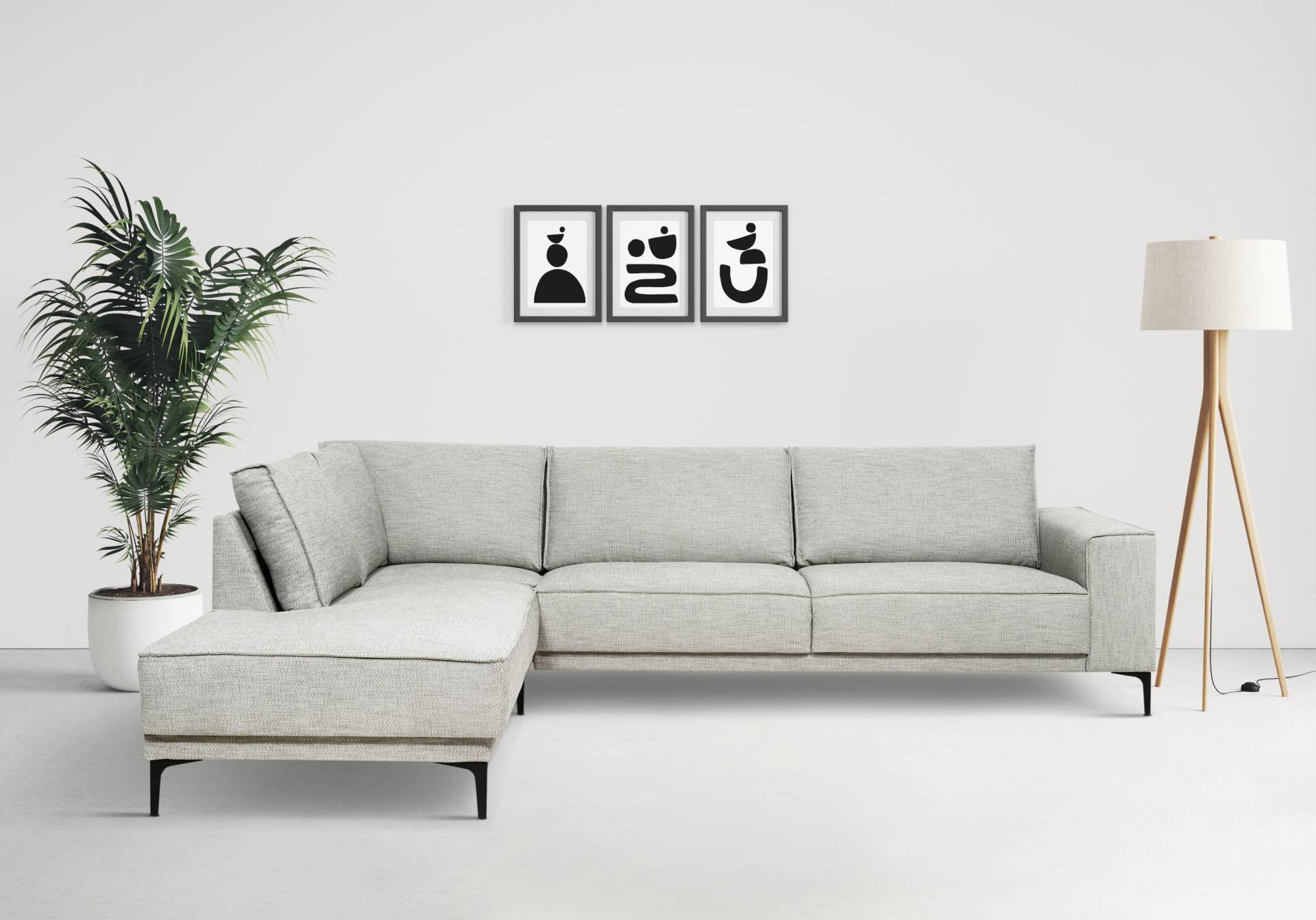 Places of Style Ecksofa Oland, L-Form, inkl. Rückenkissen, hochwertige Verarbeitung Places of Style Ecksofa Oland, L-Form, inkl. Rückenkissen, hochwertige Verarbeitung von PLACES OF STYLE