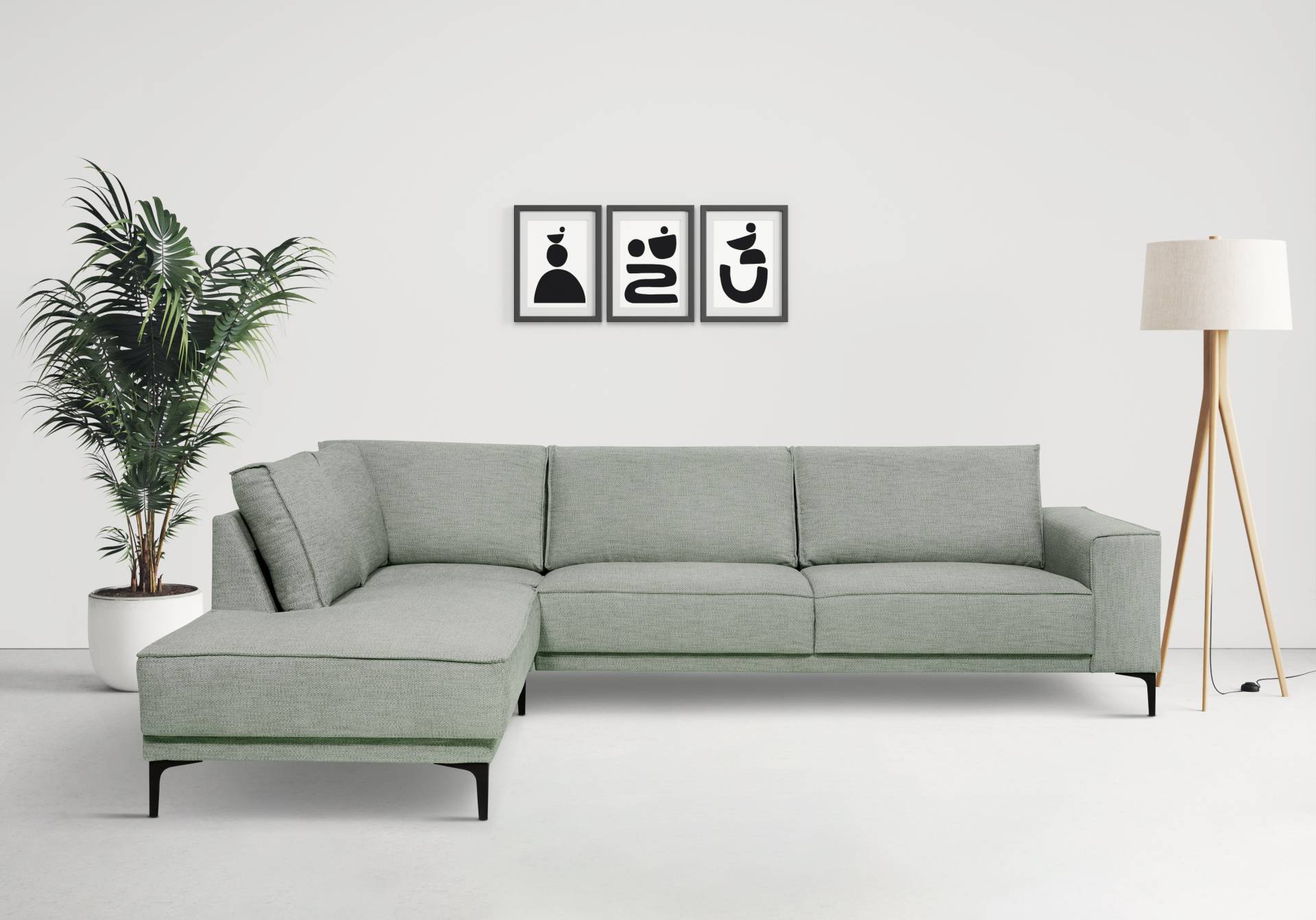 Places of Style Ecksofa Oland, L-Form, inkl. Rückenkissen, hochwertige Verarbeitung Places of Style Ecksofa Oland, L-Form, inkl. Rückenkissen, hochwertige Verarbeitung von PLACES OF STYLE