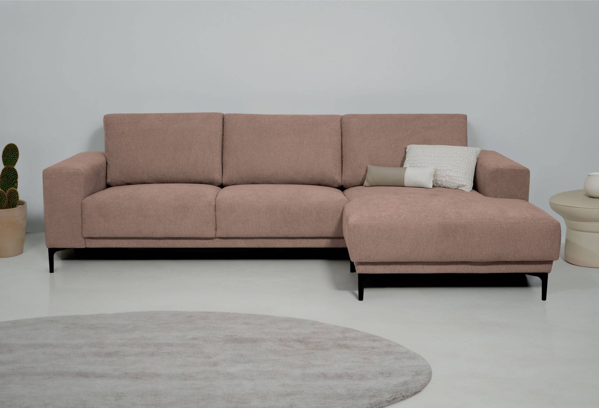 Places of Style Ecksofa »Xander, L-Form,«, Breite 280 cm, Soft-Touch Chenille, schwarze Metallfüssen Places of Style Ecksofa »Xander, L-Form,«, Breite 280 cm, Soft-Touch Chenille, schwarze Metallfüssen von PLACES OF STYLE