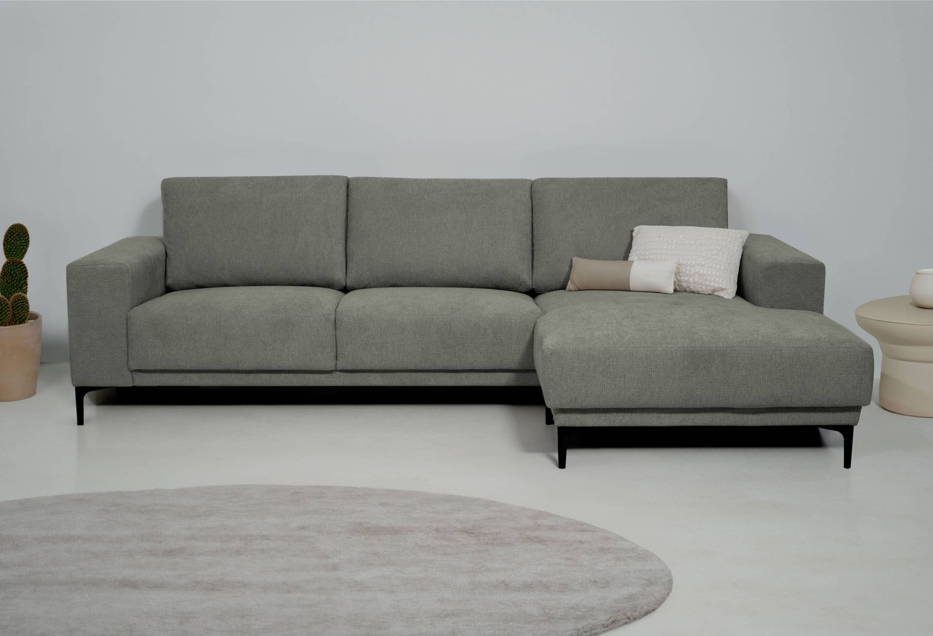 Places of Style Ecksofa »Xander, L-Form,«, Breite 280 cm, Soft-Touch Chenille, schwarze Metallfüssen Places of Style Ecksofa »Xander, L-Form,«, Breite 280 cm, Soft-Touch Chenille, schwarze Metallfüssen von PLACES OF STYLE