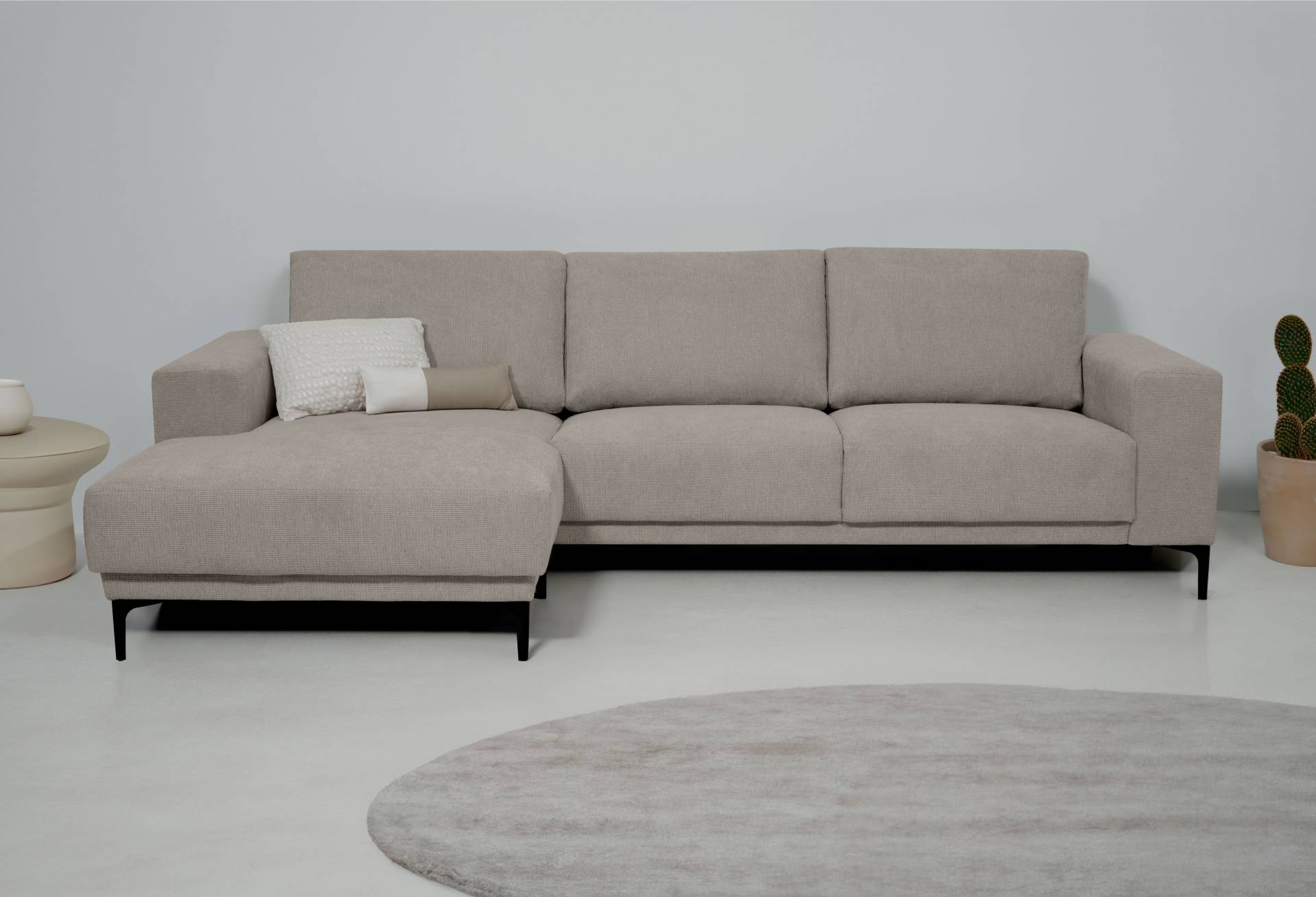 Places of Style Ecksofa »Xander, L-Form,«, Breite 280 cm, Soft-Touch Chenille, schwarze Metallfüssen Places of Style Ecksofa »Xander, L-Form,«, Breite 280 cm, Soft-Touch Chenille, schwarze Metallfüssen von PLACES OF STYLE
