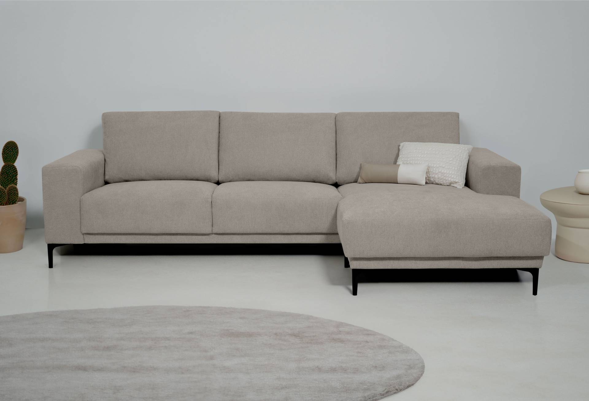 Places of Style Ecksofa »Xander, L-Form,«, Breite 280 cm, Soft-Touch Chenille, schwarze Metallfüssen Places of Style Ecksofa »Xander, L-Form,«, Breite 280 cm, Soft-Touch Chenille, schwarze Metallfüssen von PLACES OF STYLE