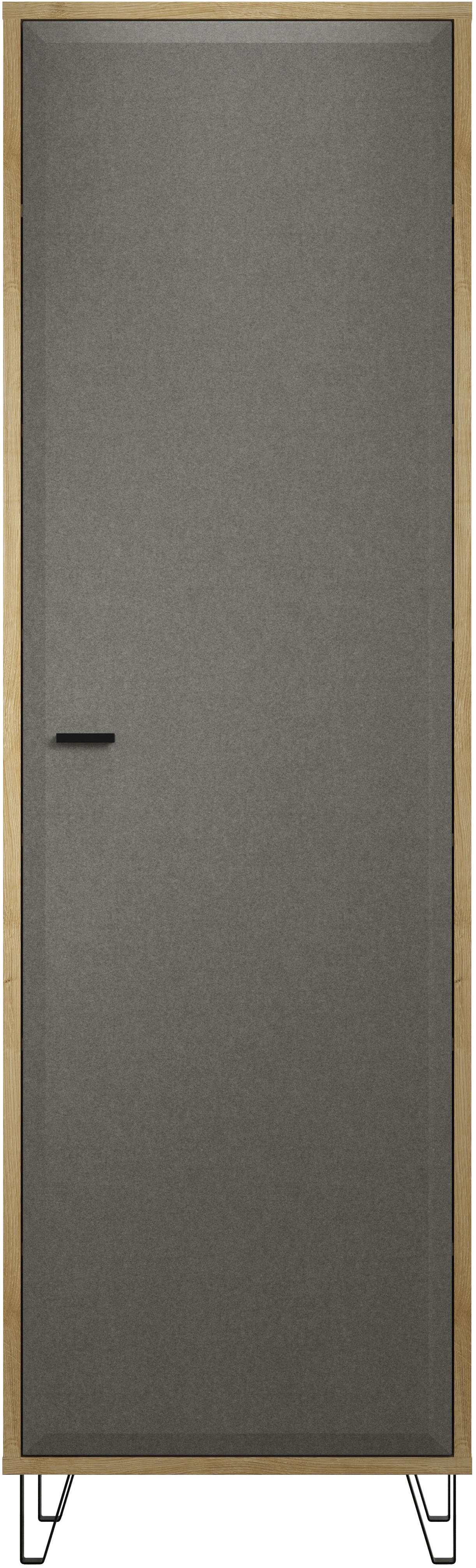 Places of Style Garderobenschrank »Belva«, (1 St.), Flurschrank mit 5 verstellbaren Böden und ausziehbarer Kleiderstange von PLACES OF STYLE