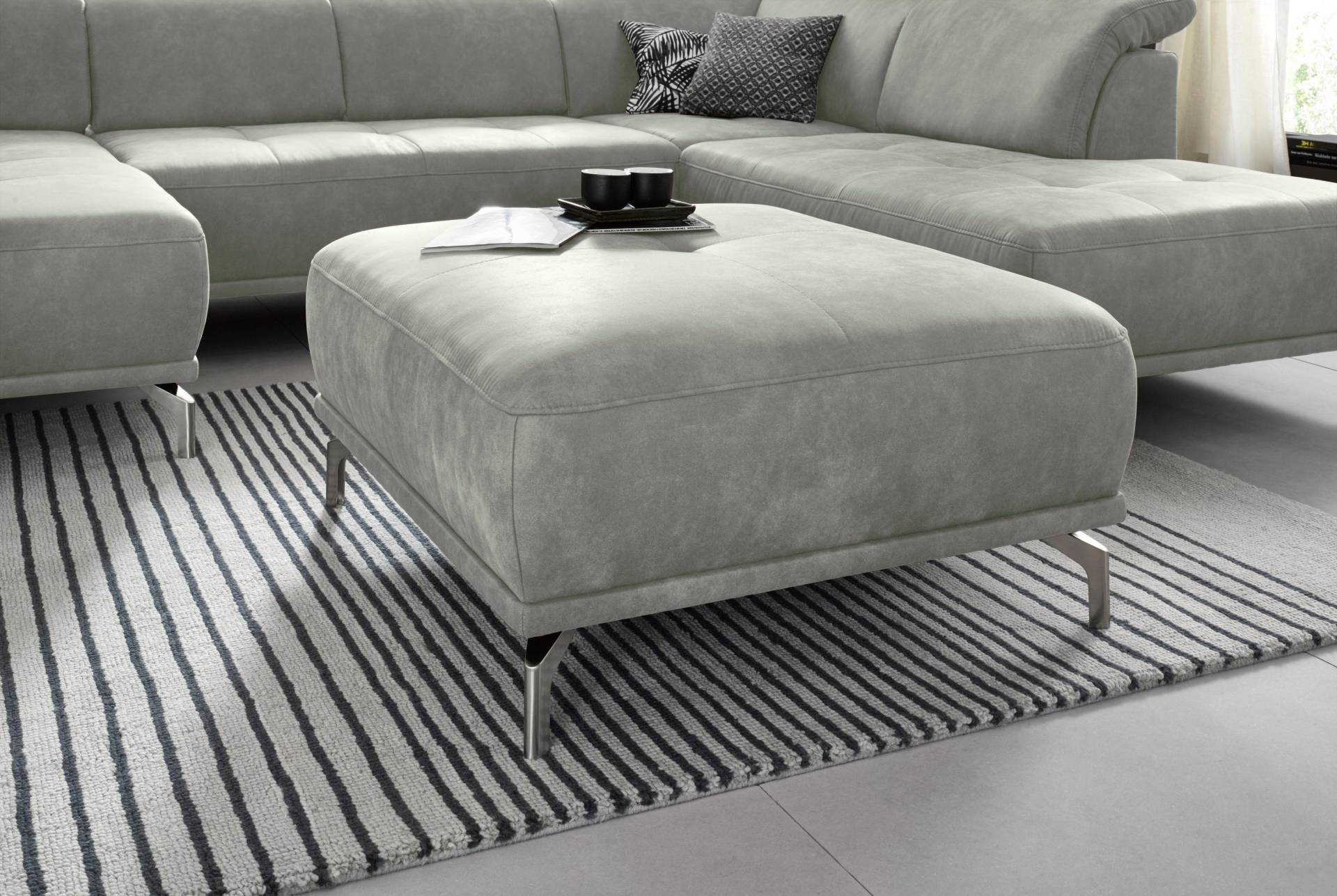 Places of Style Polsterhocker »Caluna«, moderner Sitzhocker in hochwertiger Verarbeitung Places of Style Polsterhocker »Caluna«, moderner Sitzhocker in hochwertiger Verarbeitung von PLACES OF STYLE