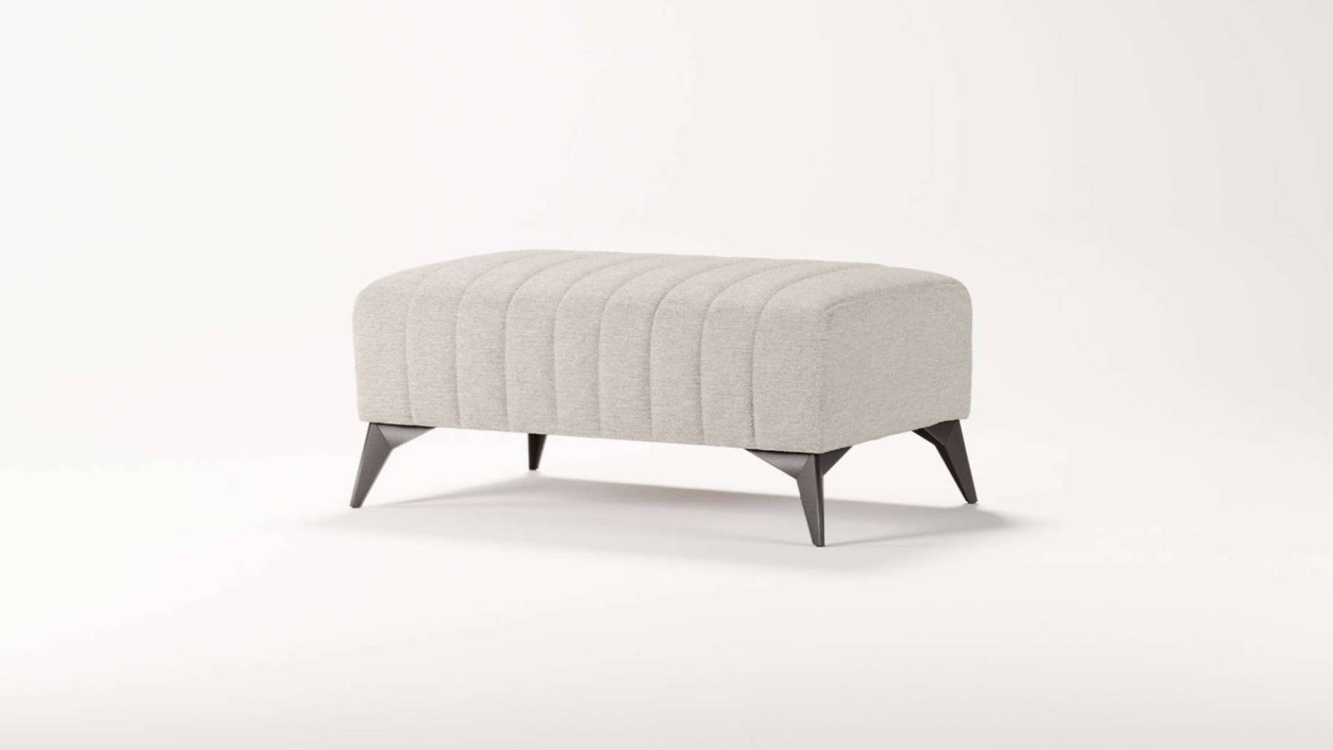Places of Style Polsterhocker »MATTHEW Sitzhocker, Masse B/T/H: B/T/H: 90/60/43 cm«, Steppung von PLACES OF STYLE