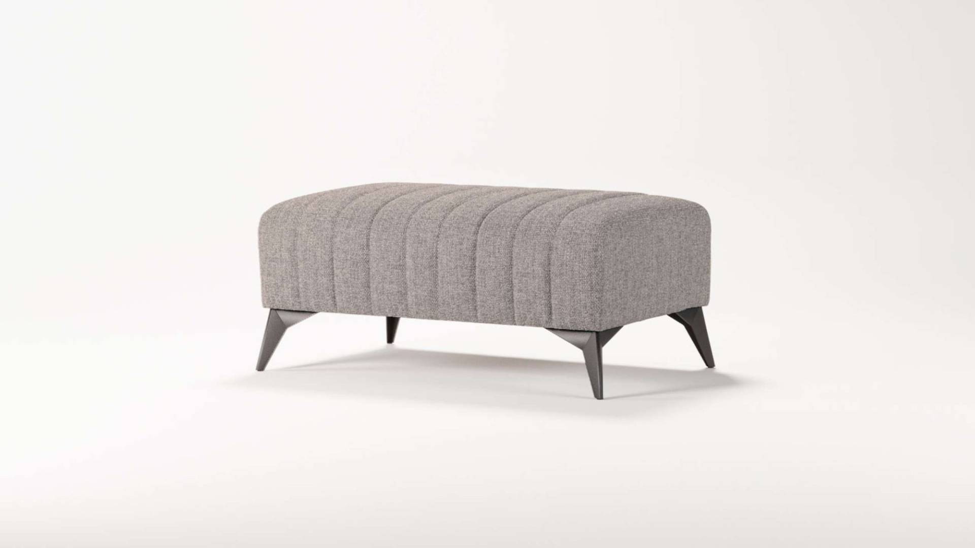 Places of Style Polsterhocker »MATTHEW Sitzhocker, Masse B/T/H: B/T/H: 90/60/43 cm«, Steppung von PLACES OF STYLE