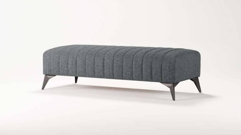 Places of Style Polsterhocker »MATTHEW Sitzhocker XXL, Masse B/T/H: 140/60/43 cm«, Steppung, belastbar bis 180 kg von PLACES OF STYLE