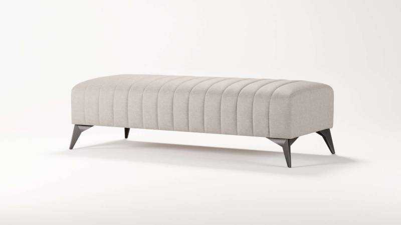Places of Style Polsterhocker »MATTHEW Sitzhocker XXL, Masse B/T/H: 140/60/43 cm«, Steppung, belastbar bis 180 kg von PLACES OF STYLE