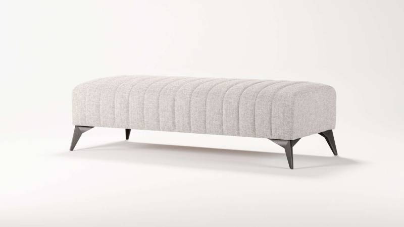 Places of Style Polsterhocker »MATTHEW Sitzhocker XXL, Masse B/T/H: 140/60/43 cm«, Steppung, belastbar bis 180 kg von PLACES OF STYLE